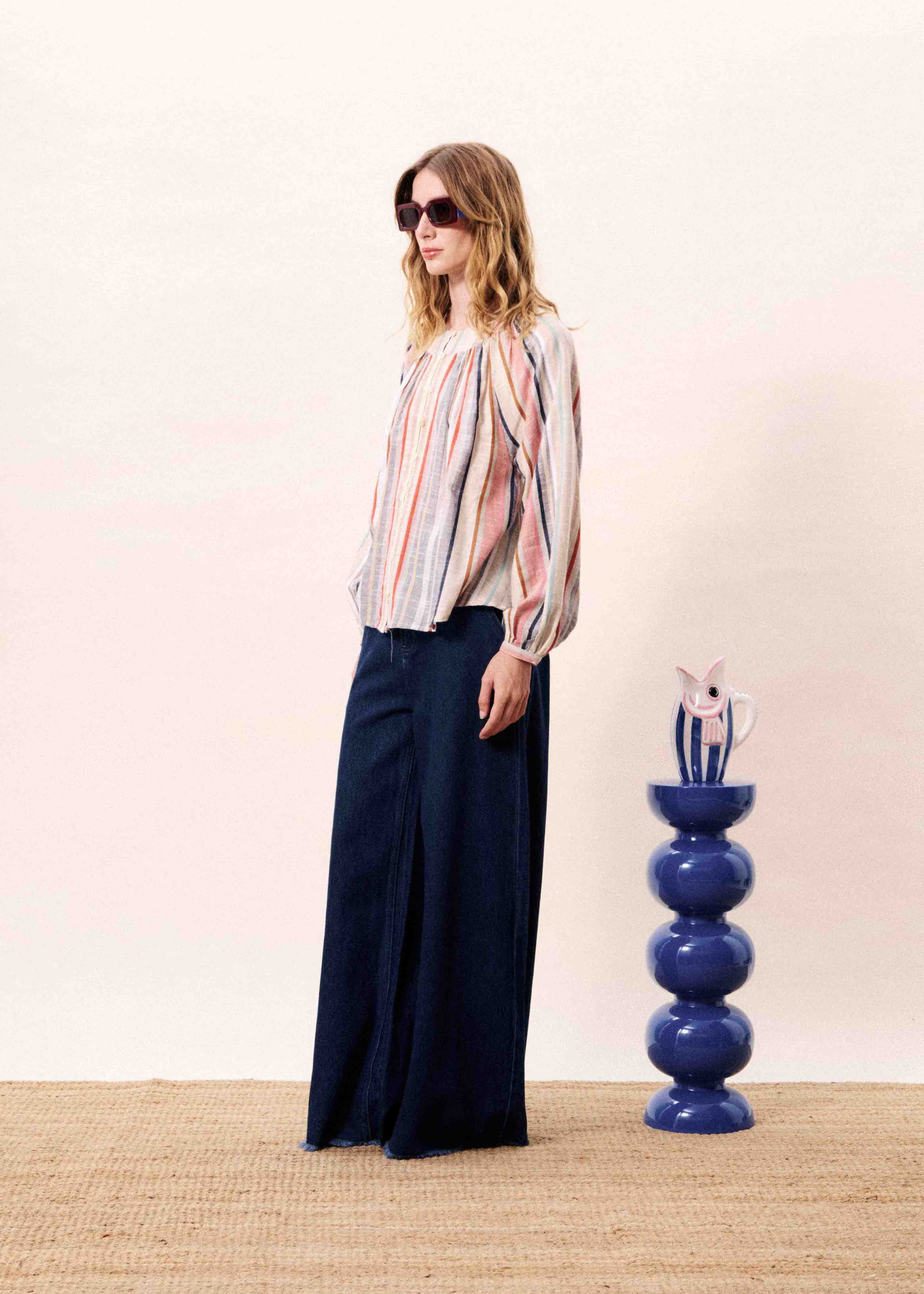 Chemise TURQUIN Bleu jean - Image 2