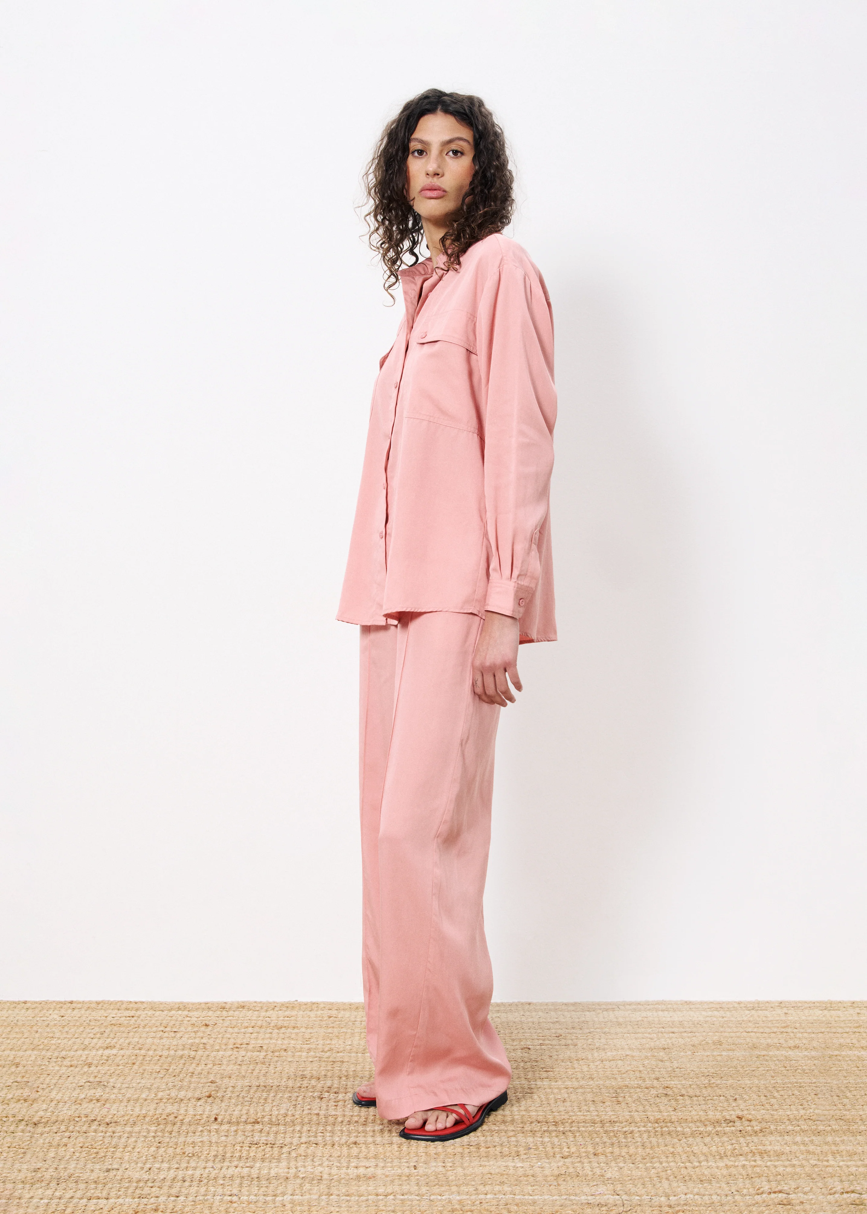 Chemise VIVIENNE Rose pale - Image 3