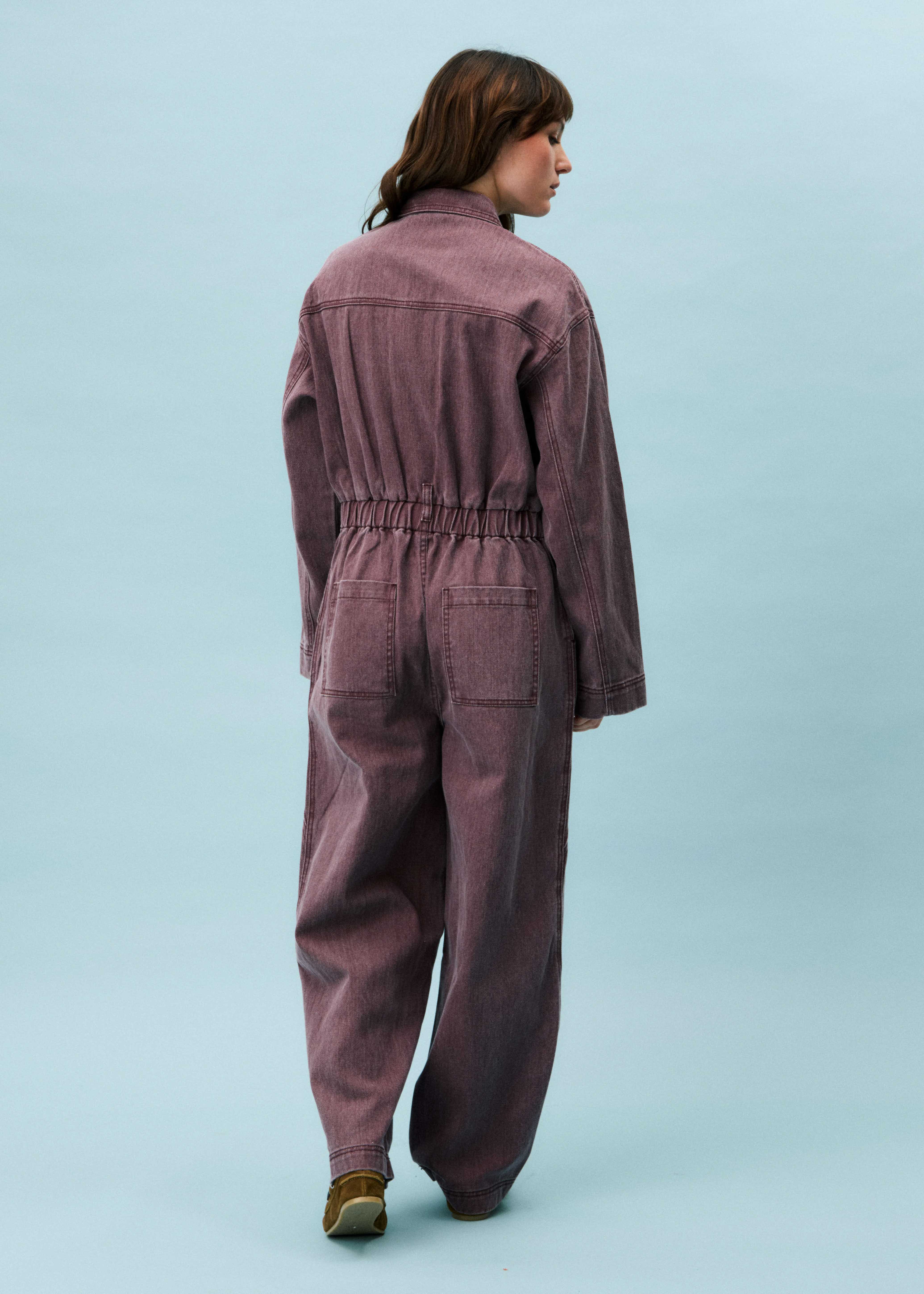Combi-pantalon FABIANA Aubergine - Image 4