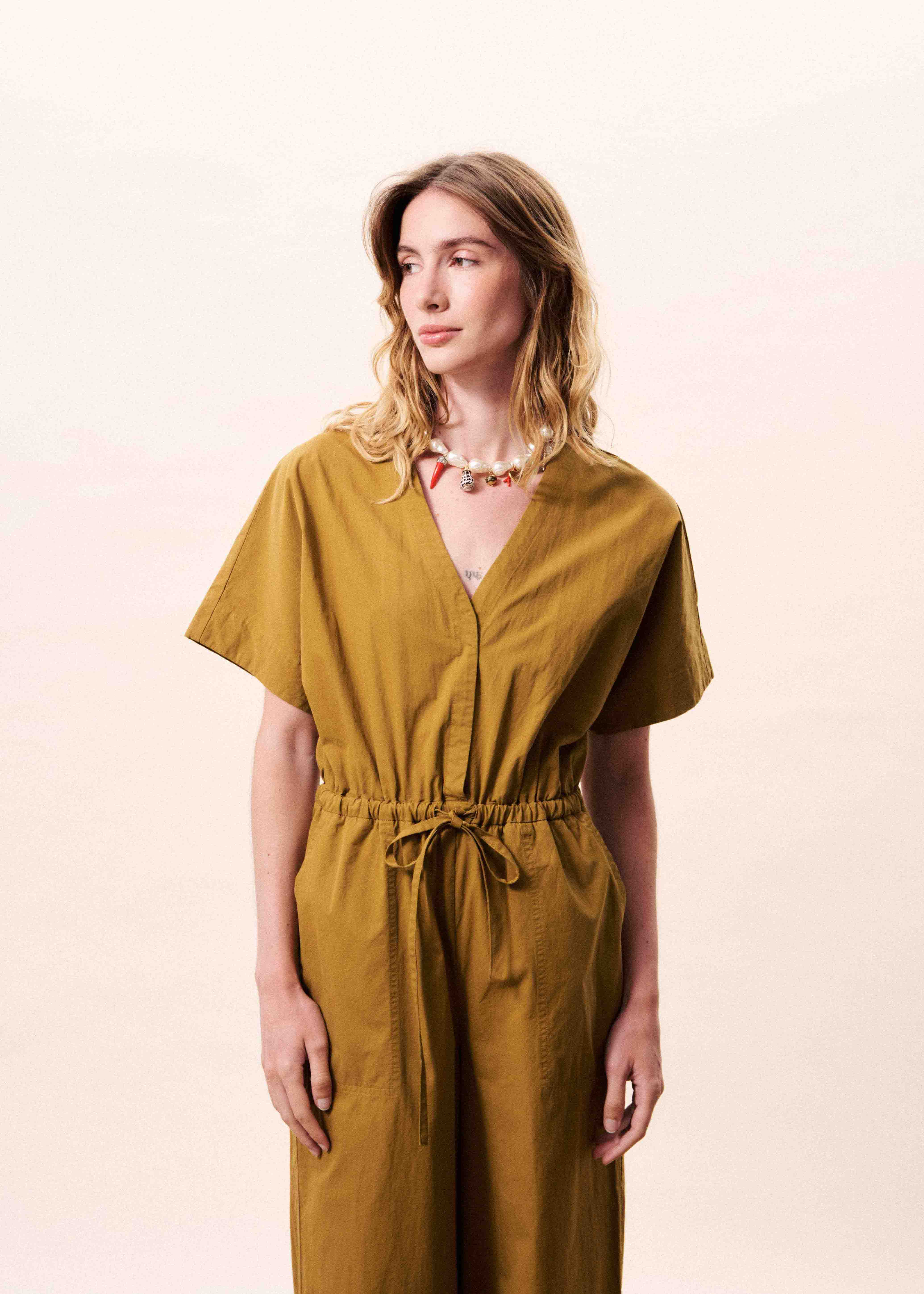 Combi-pantalon GALATEE Olive - Image 3