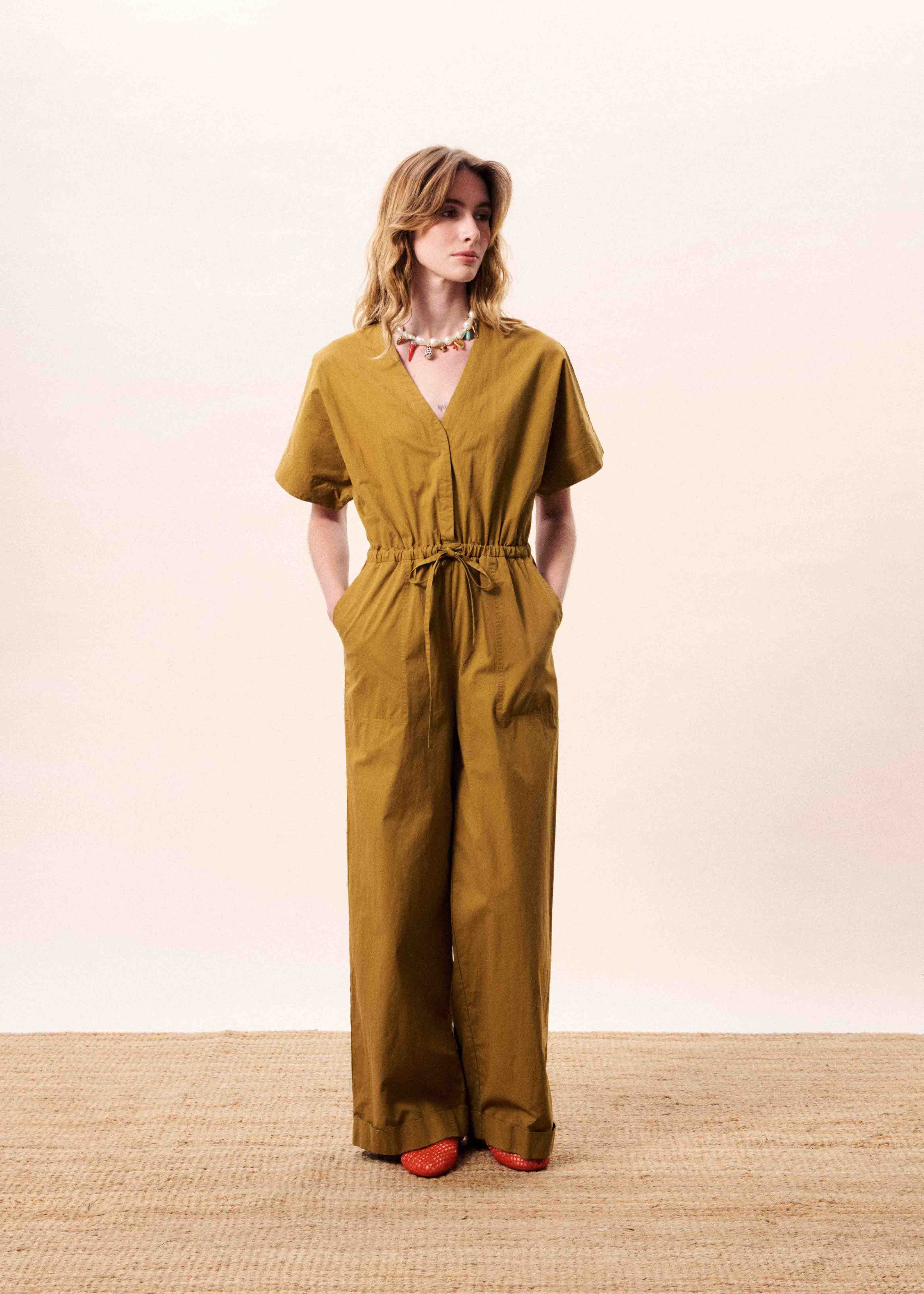 Combi-pantalon GALATEE Olive - Image 4