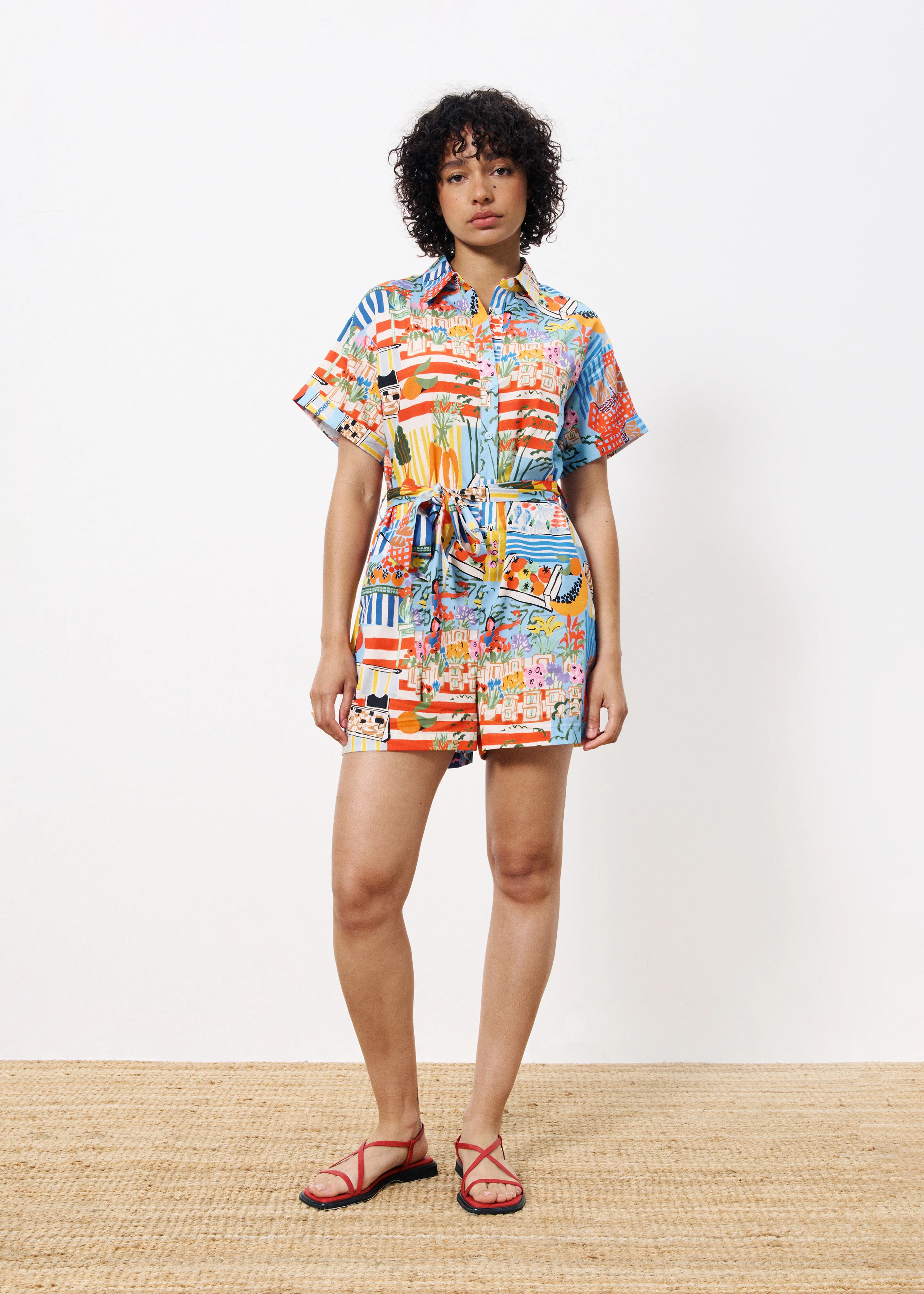 Combishort CLEMIRE Marche bleu