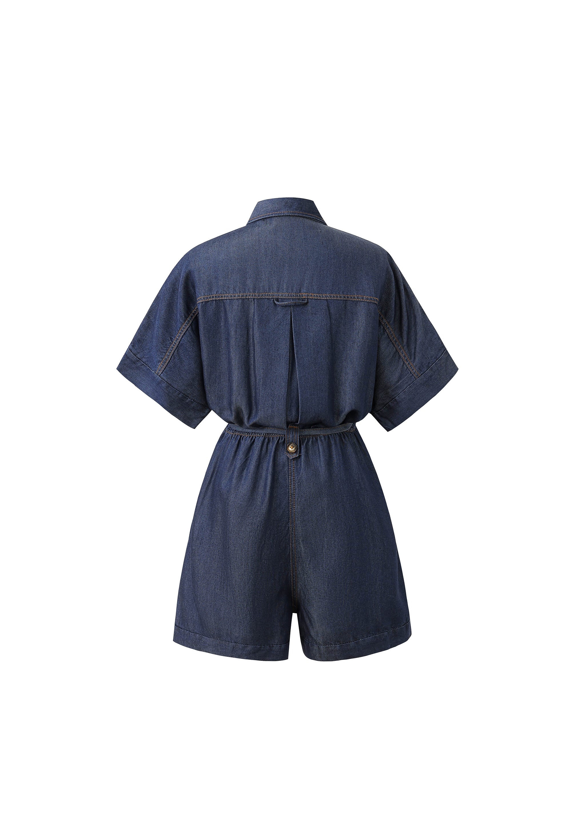 Combishort MARISELLE Bleu jean - Image 7