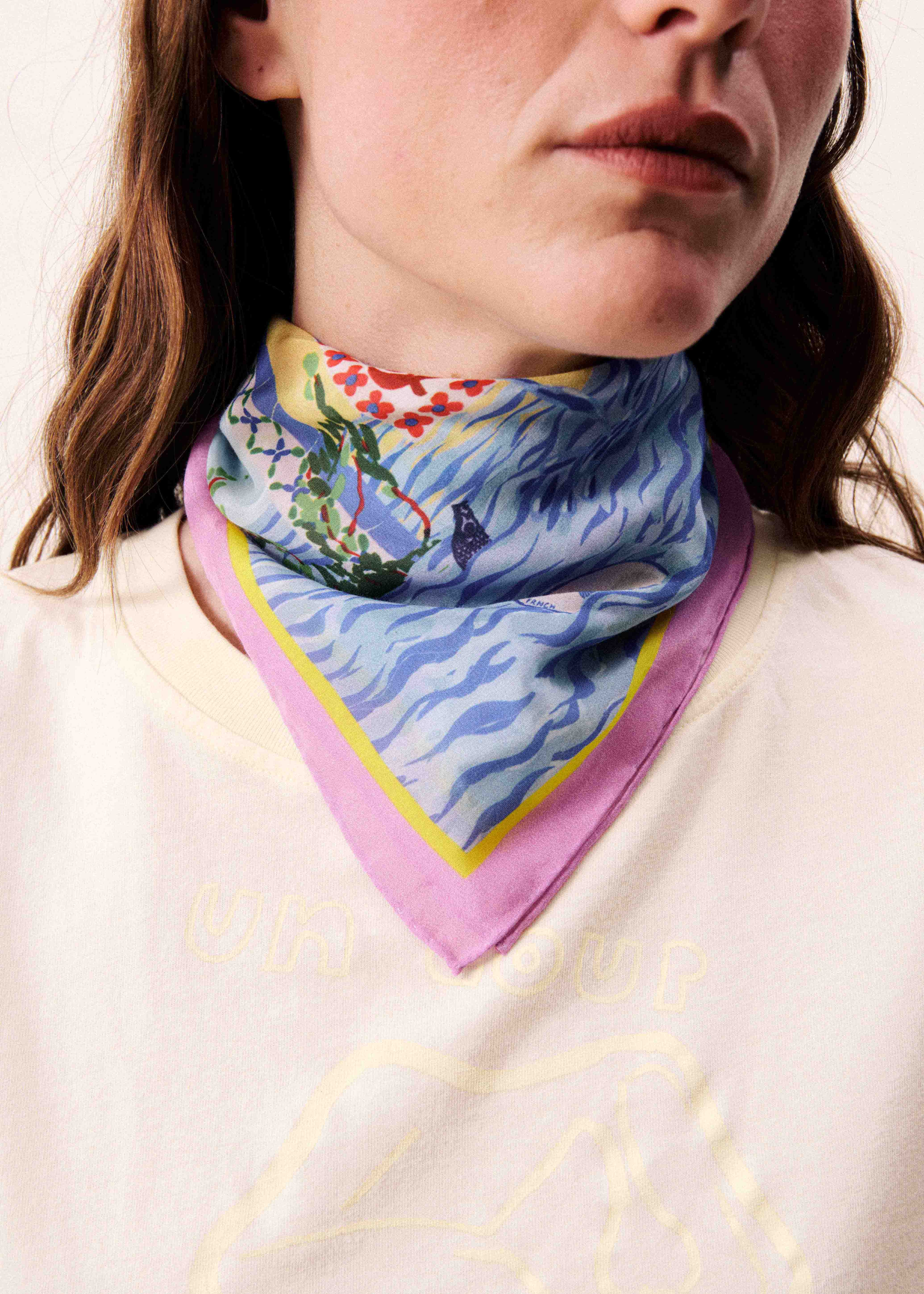 Foulard CANOA Bord de leau