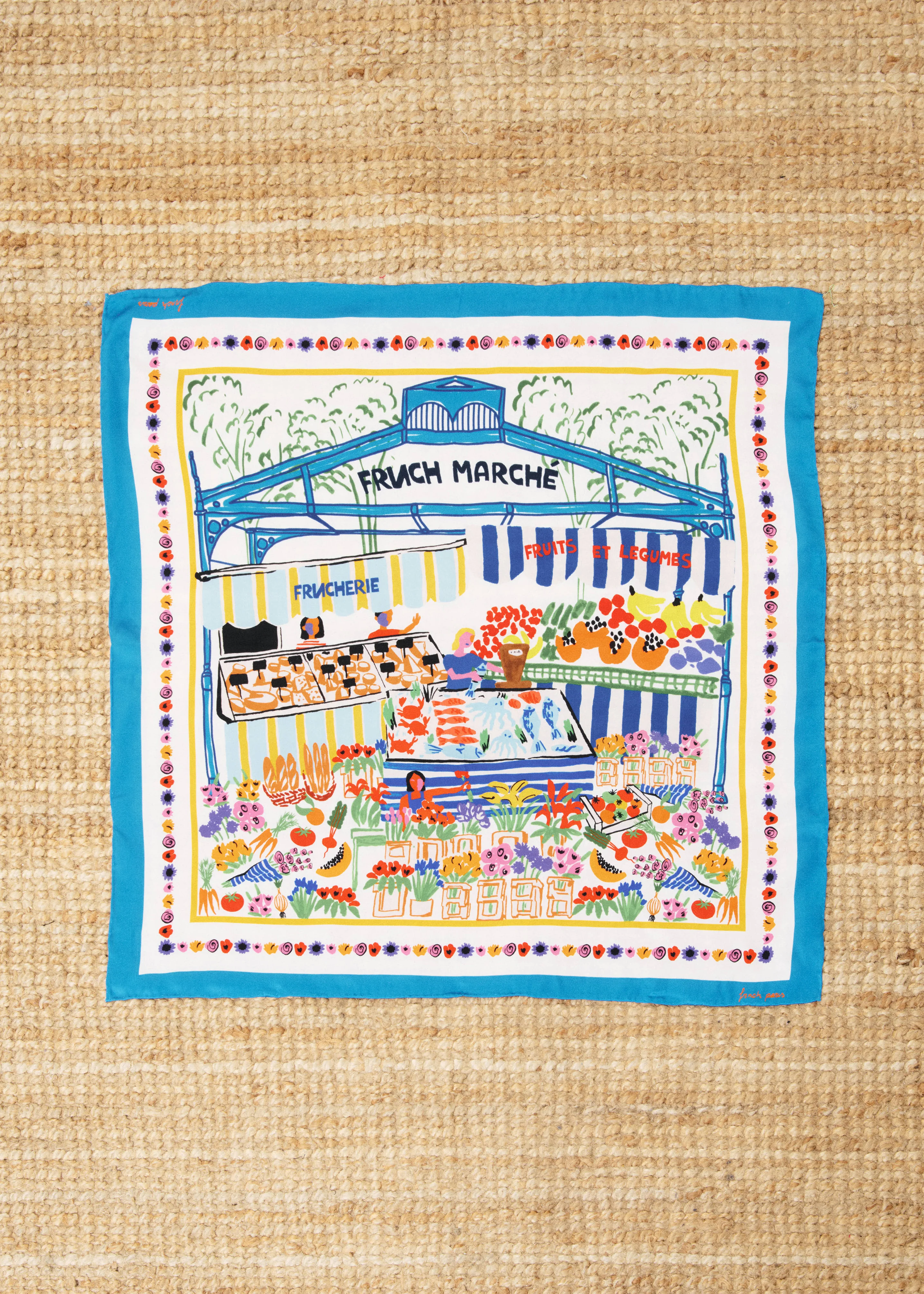 Foulard OCEANA Marche blanc