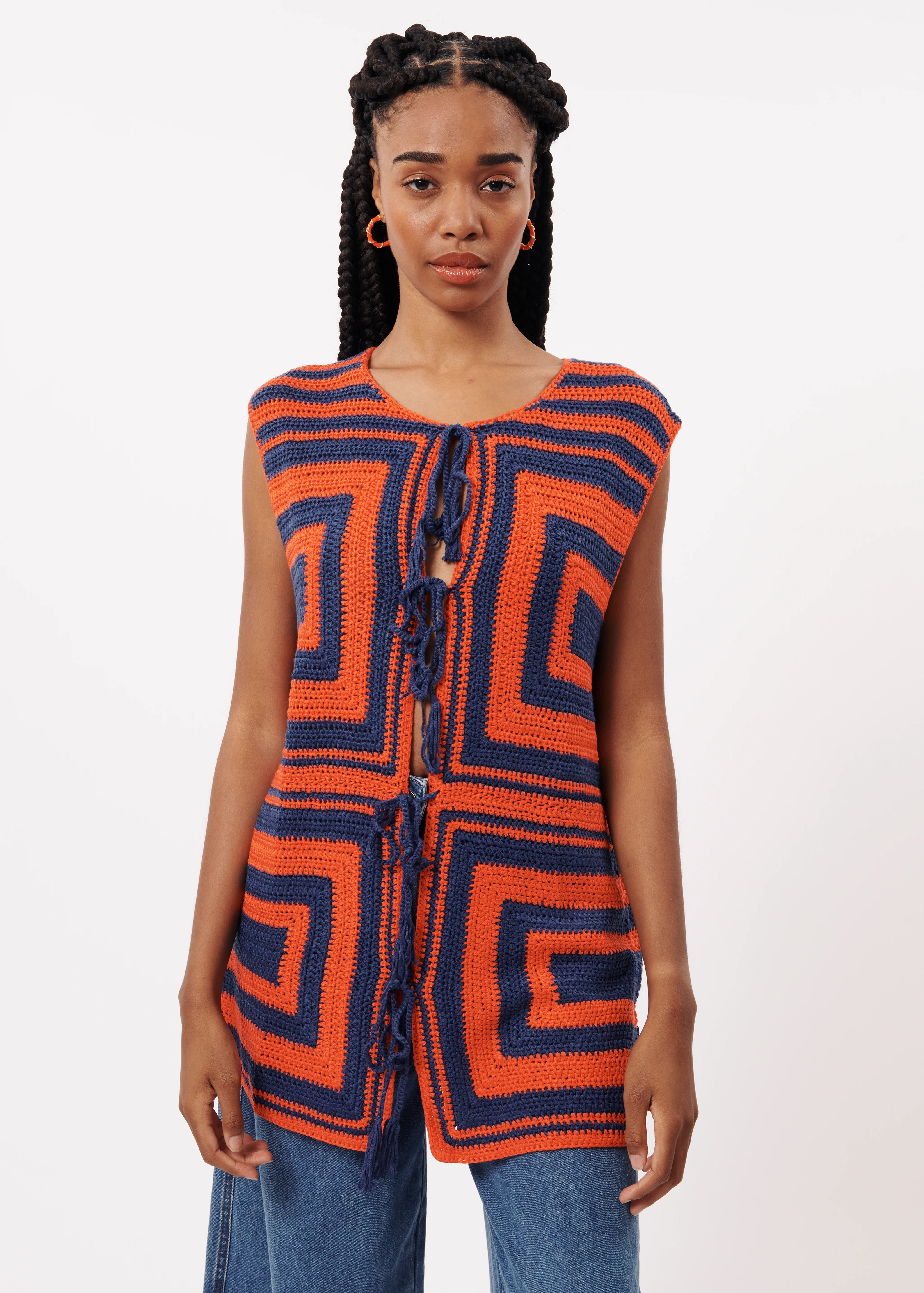 Gilet CYBILLE Rouge - Image 4