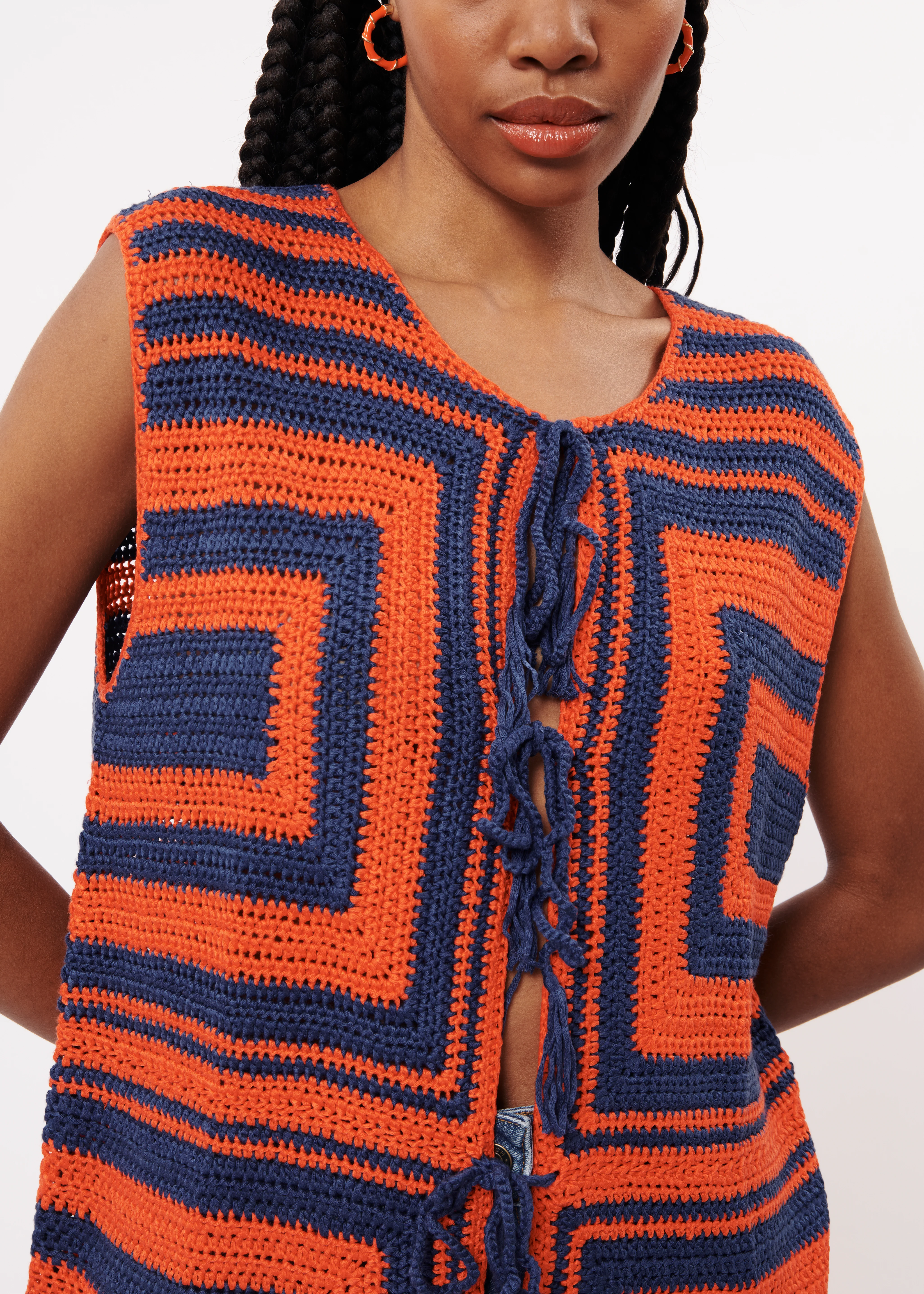 Gilet CYBILLE Rouge - Image 5