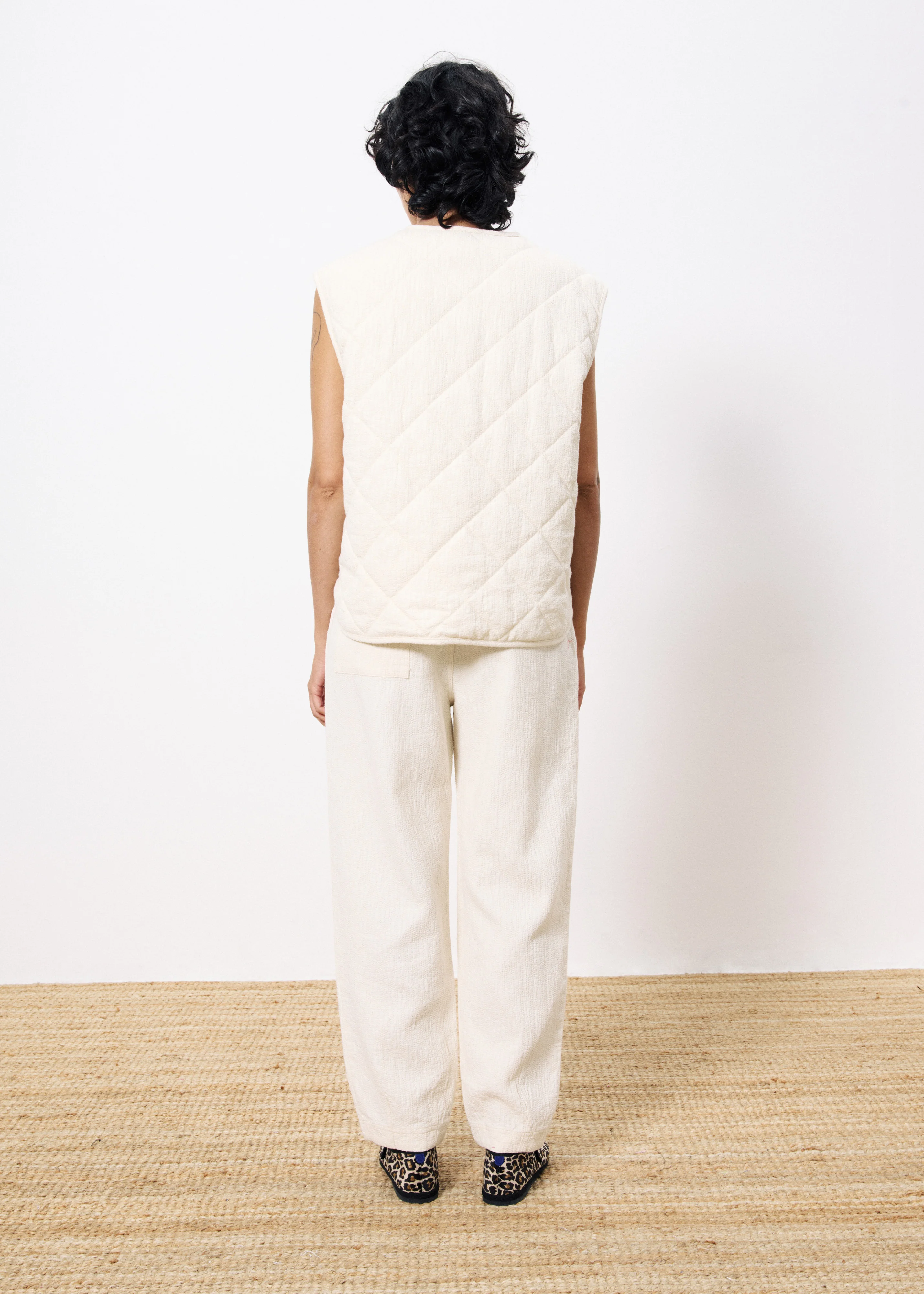 Gilet EGLENTINE Creme - Image 3