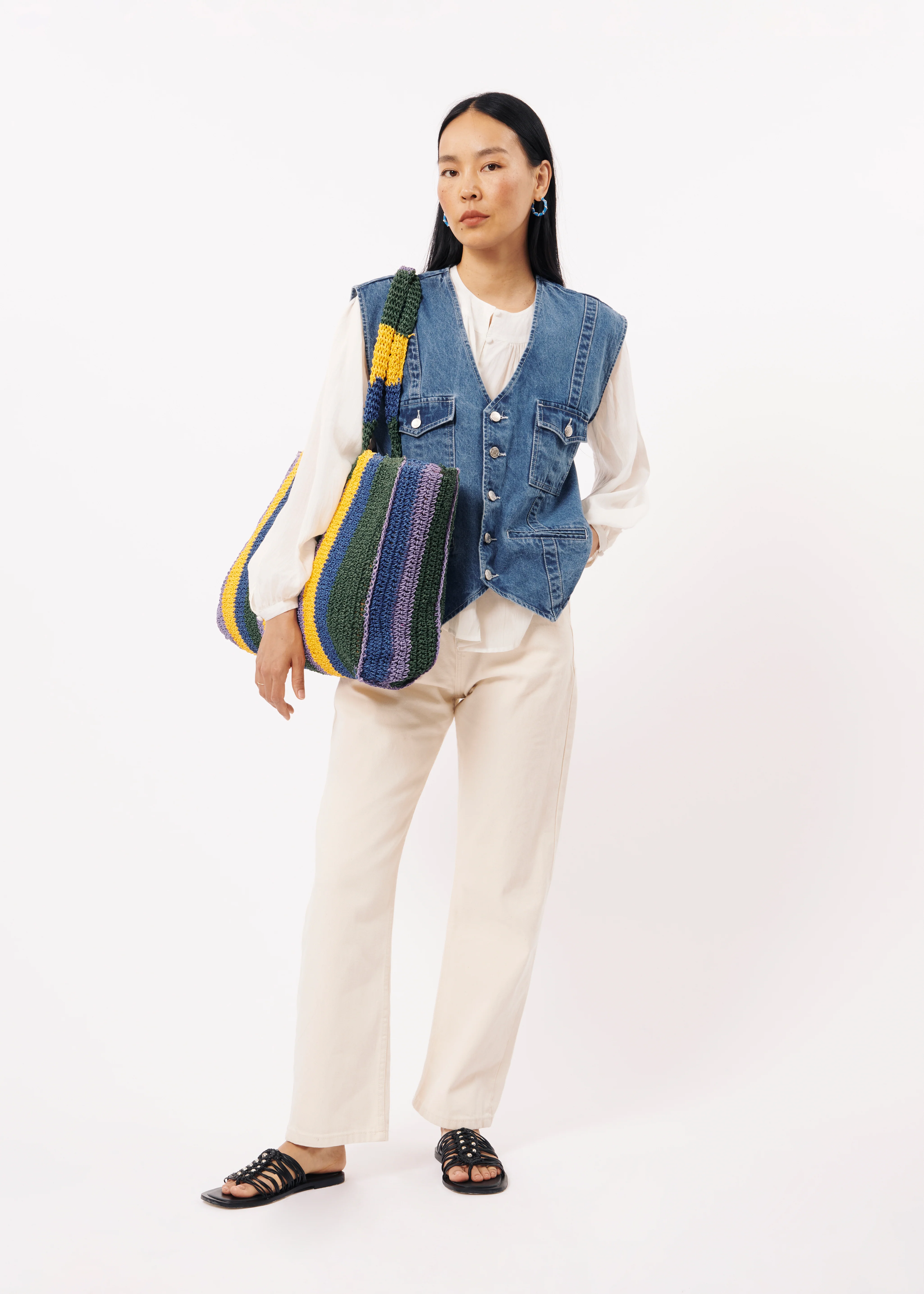 Gilet EVY Bleu jean - Image 2