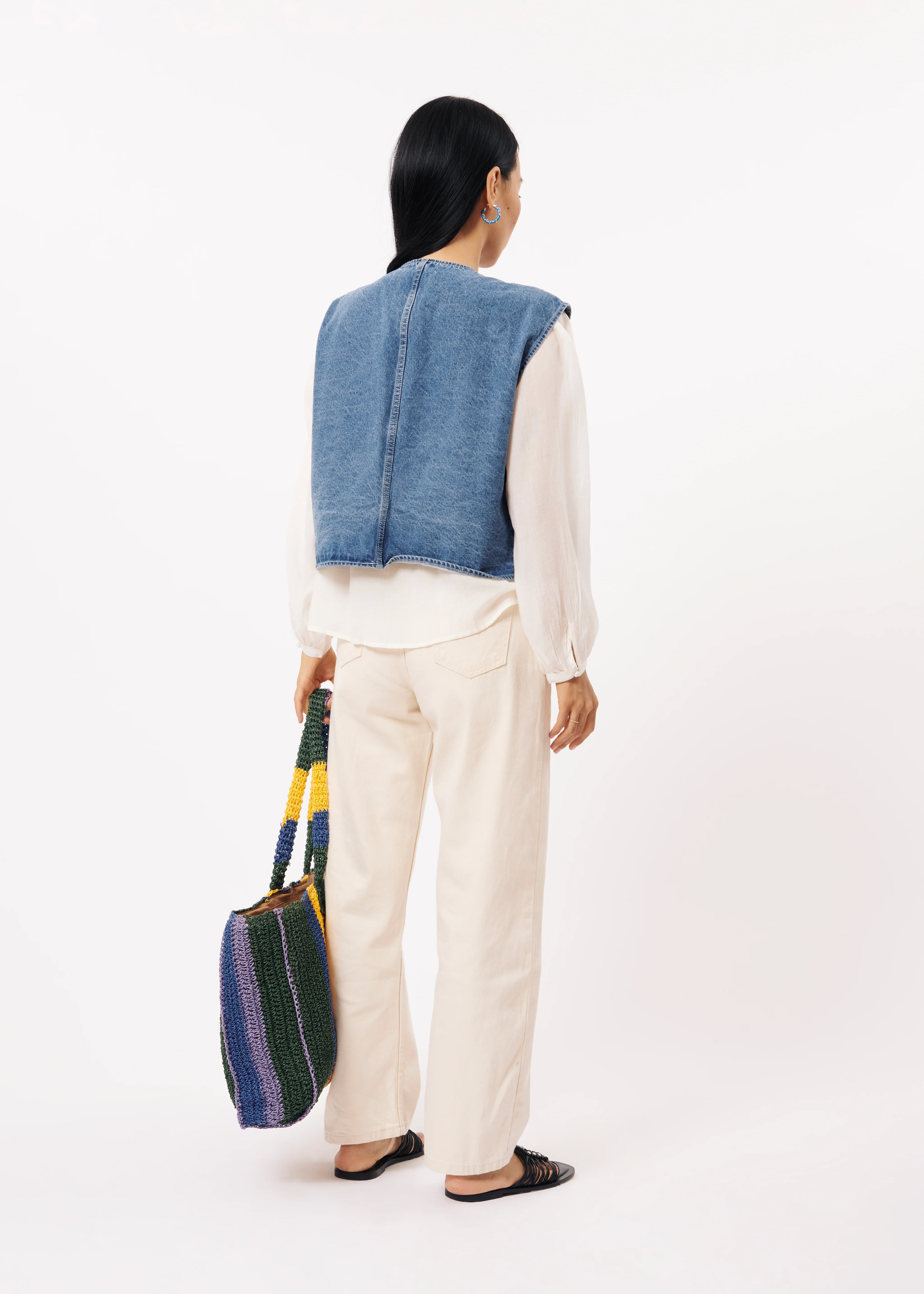 Gilet EVY Bleu jean - Image 4
