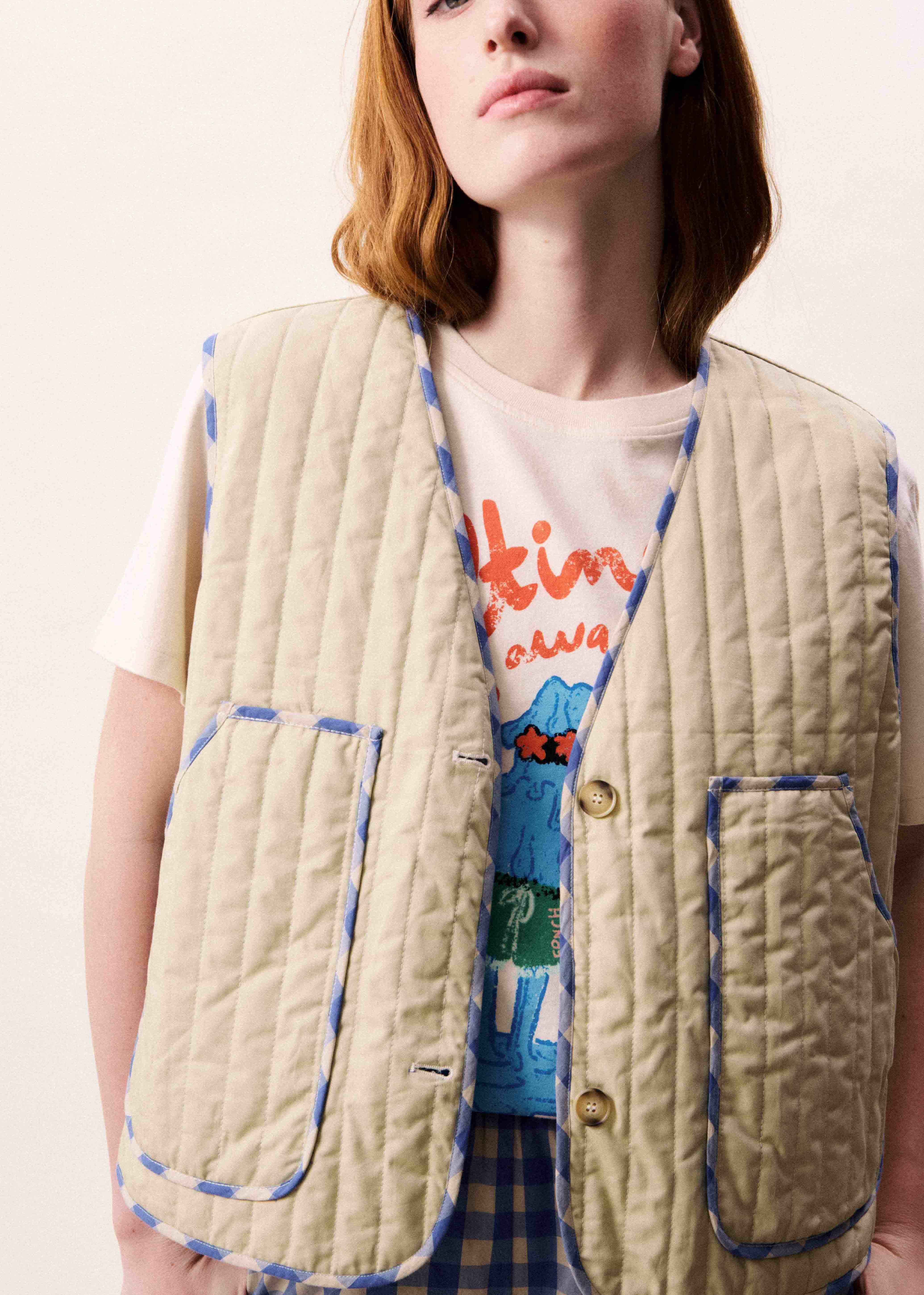 Gilet REGALIA Bleu azur - Image 4