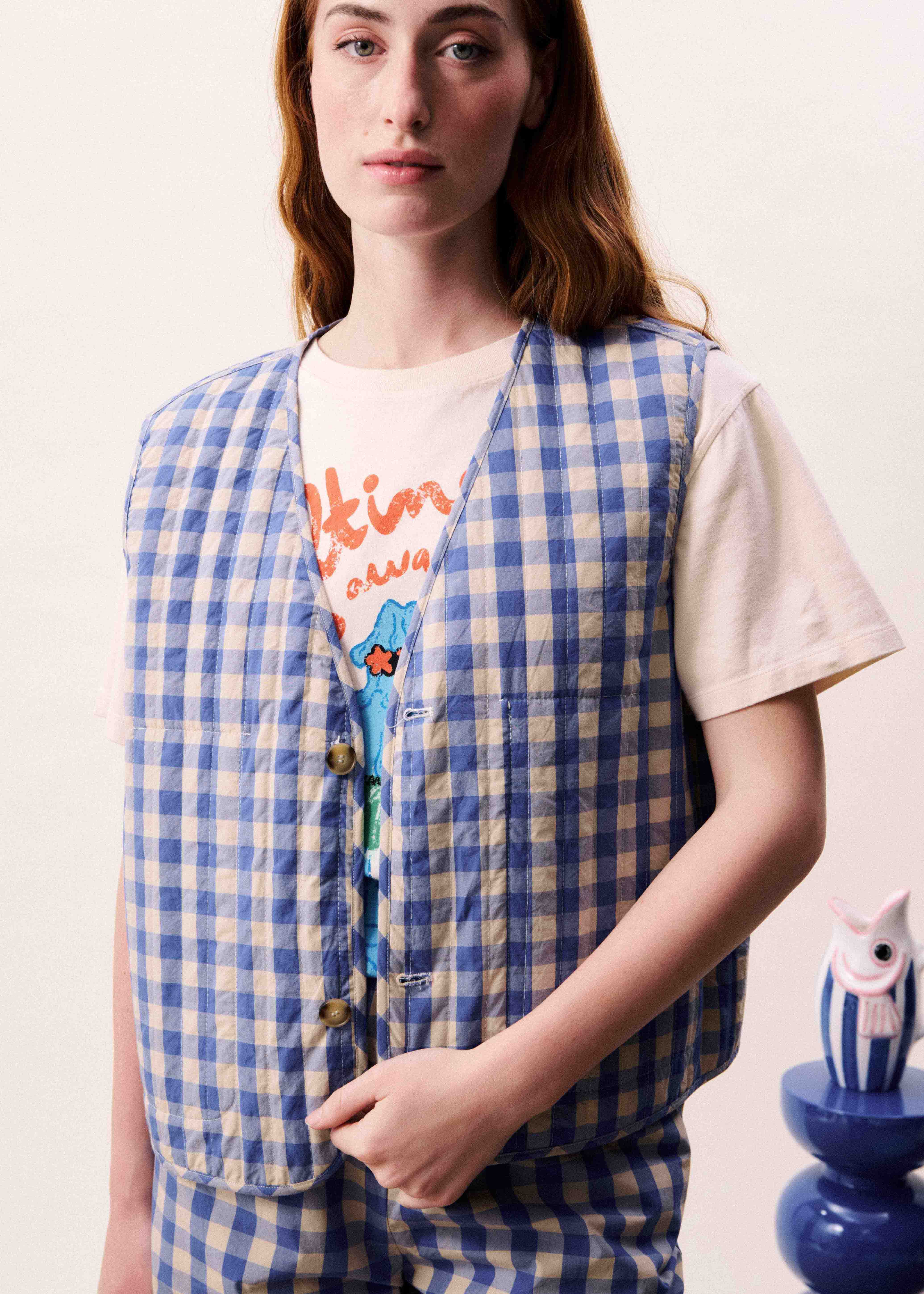 Gilet REGALIA Bleu azur - Image 8