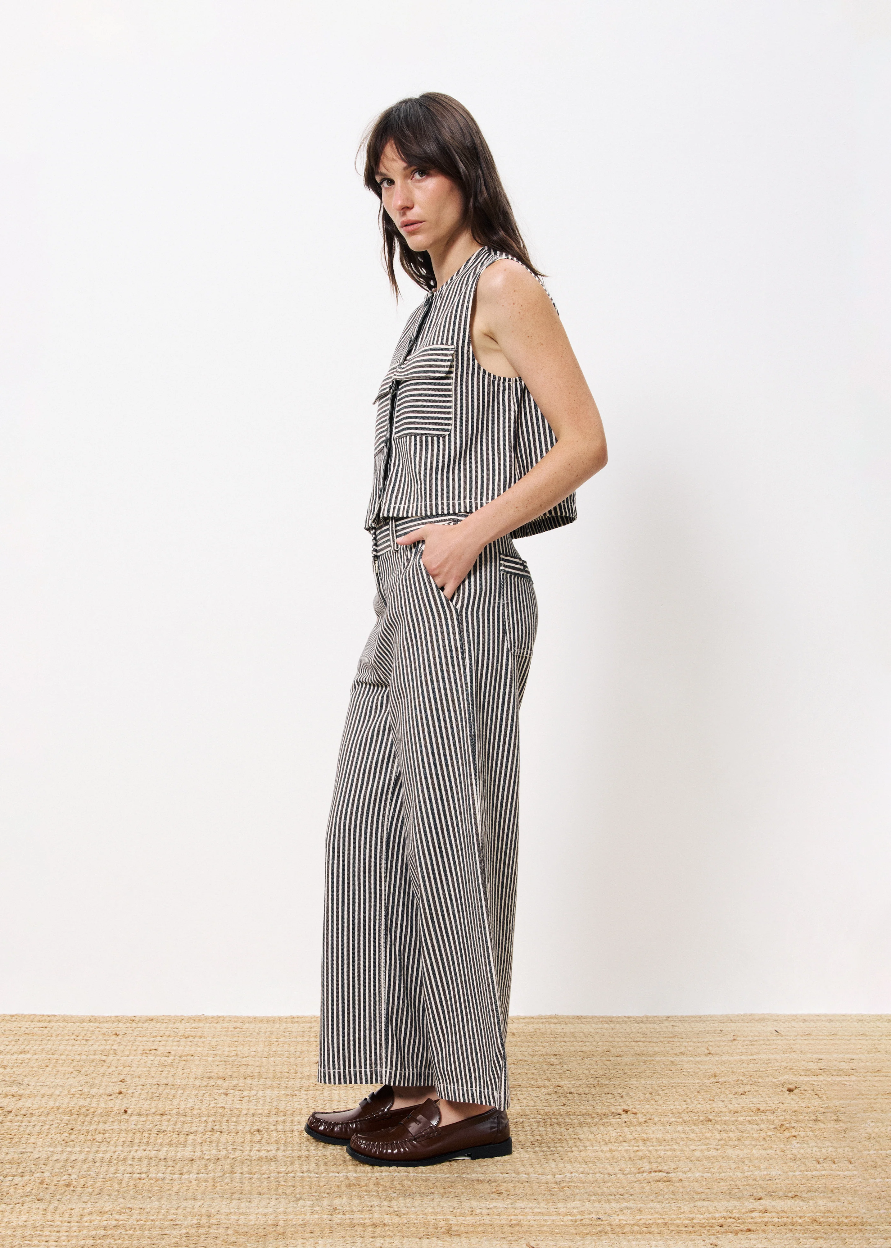 Gilet SADET Chocolat - Image 2