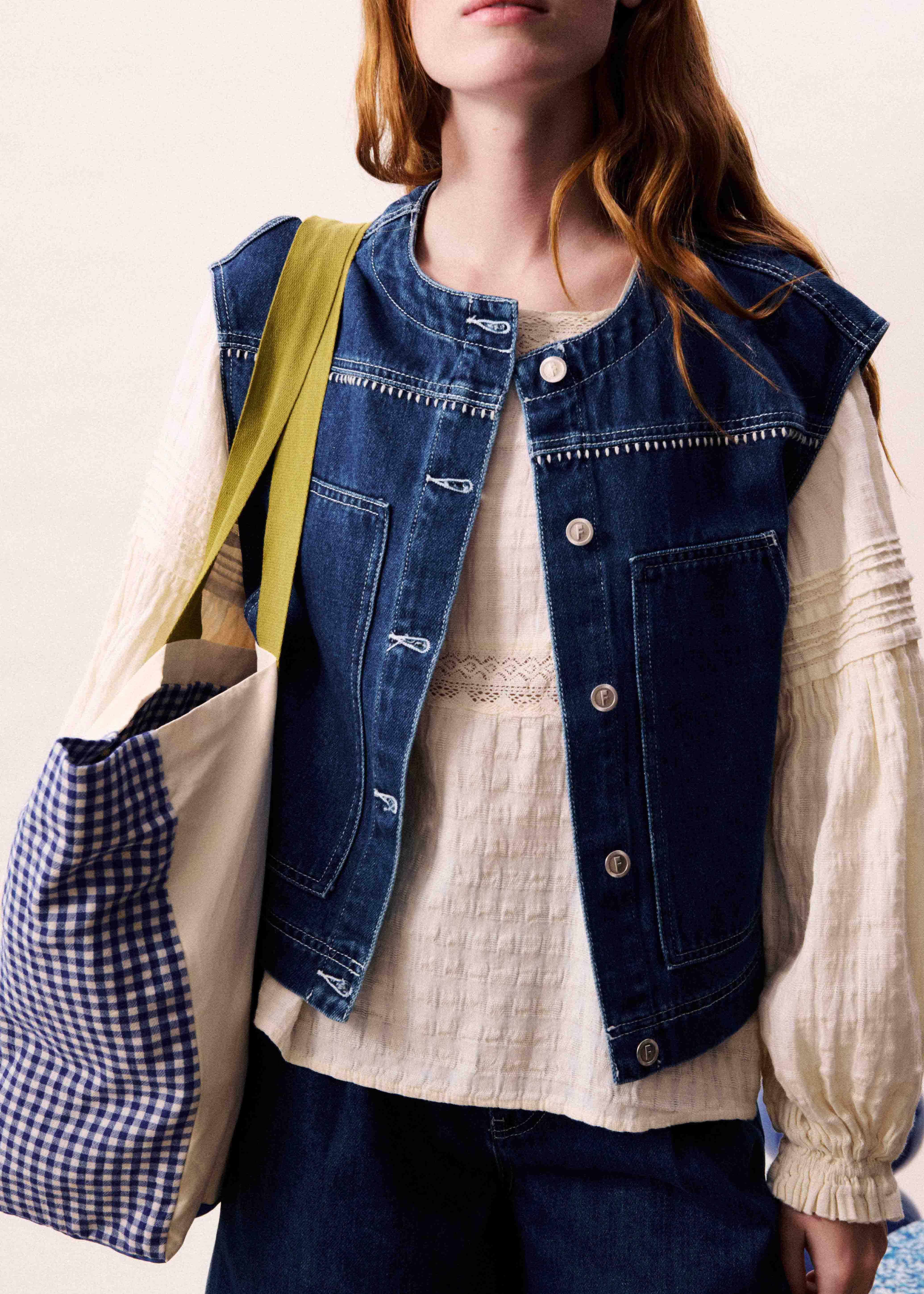 Gilet VICTORY Bleu jean - Image 4