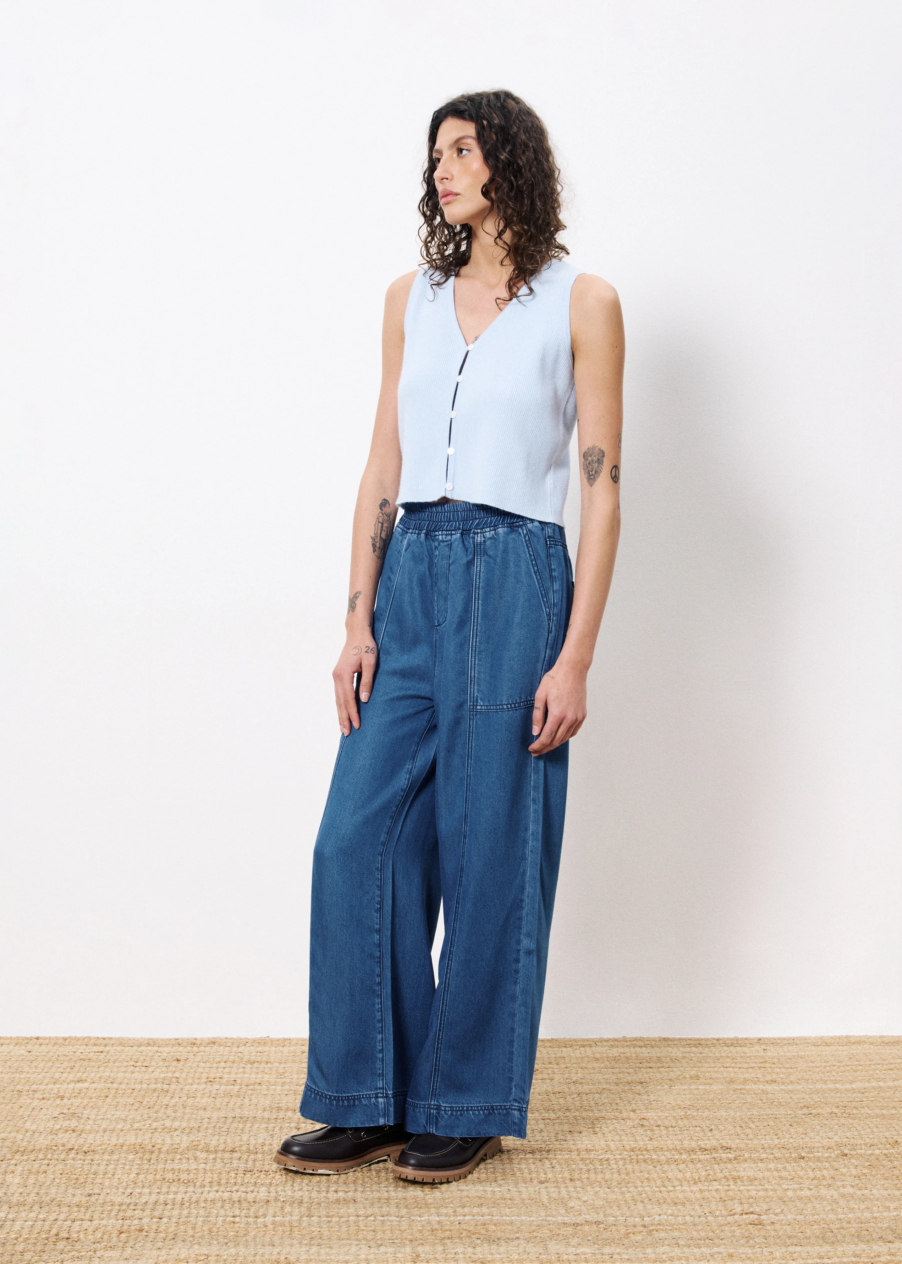 Jean SATINE Bleu marine - Image 2