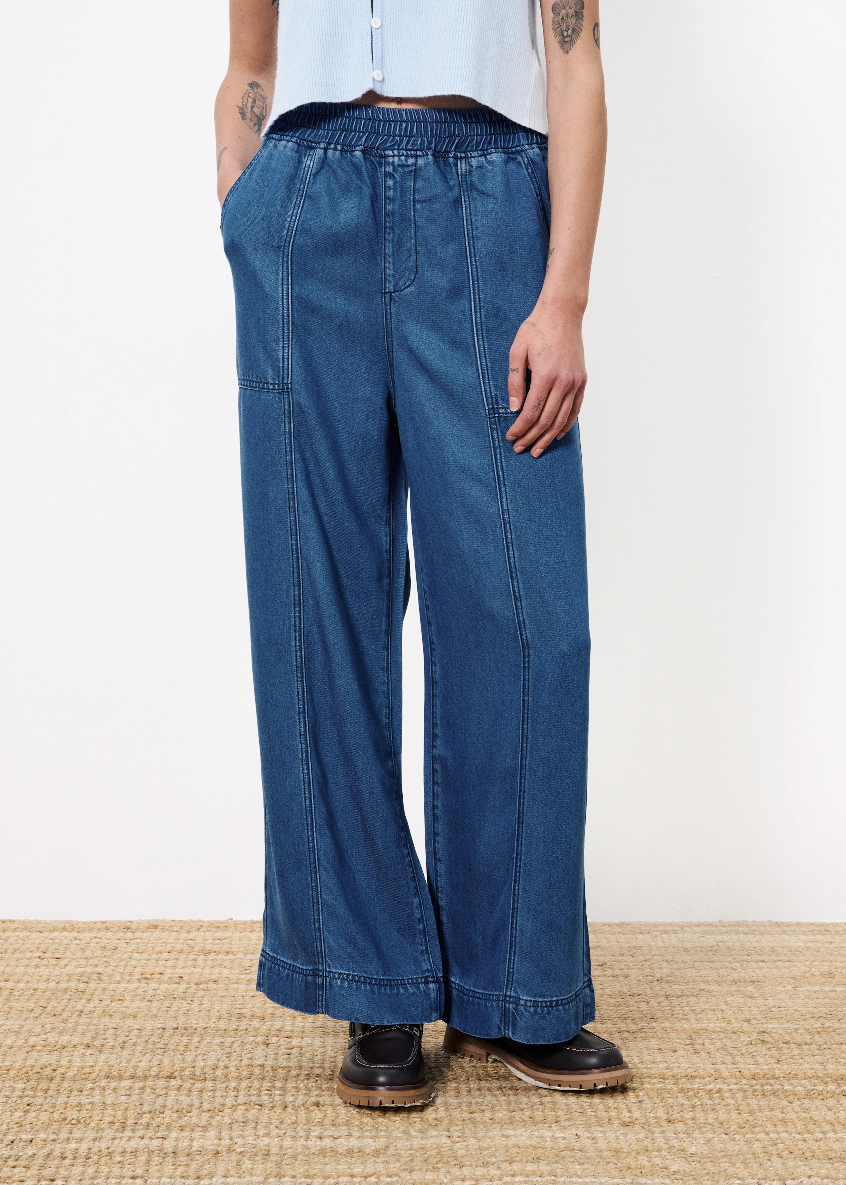 Jean SATINE Bleu marine - Image 4