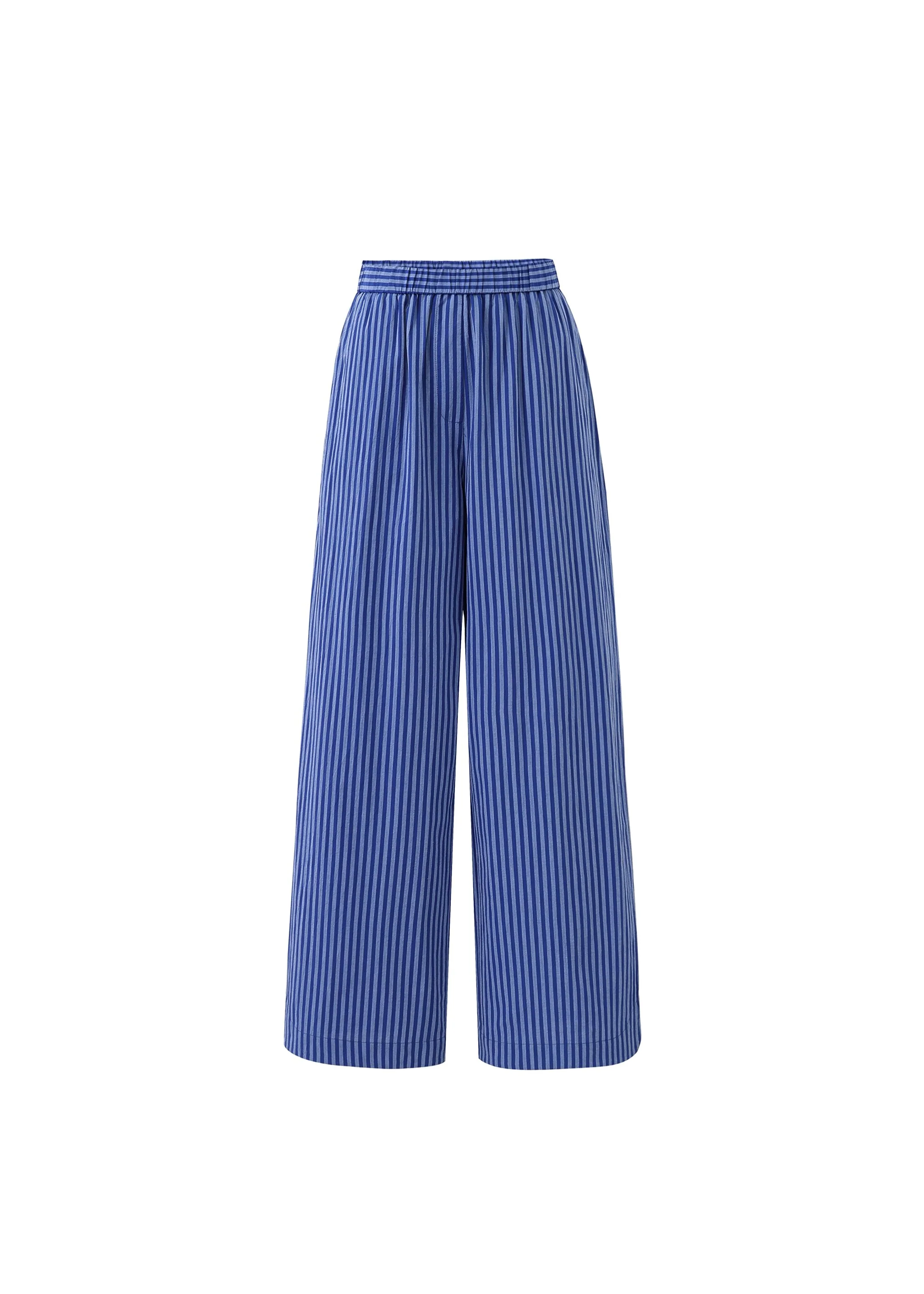 Pantalon ANNUNZIATA Bleu electrique - Image 4