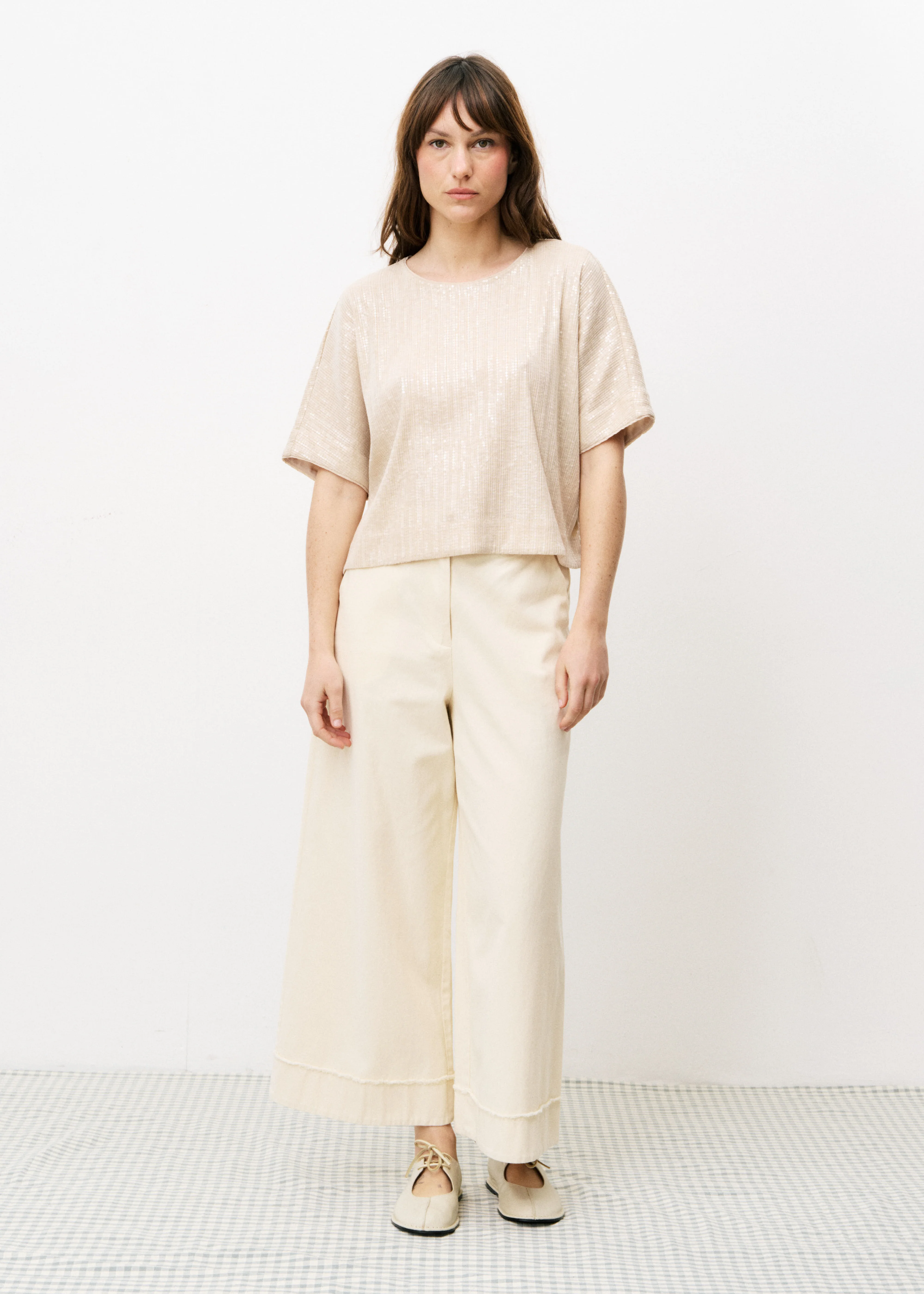 Pantalon ARACELI Creme