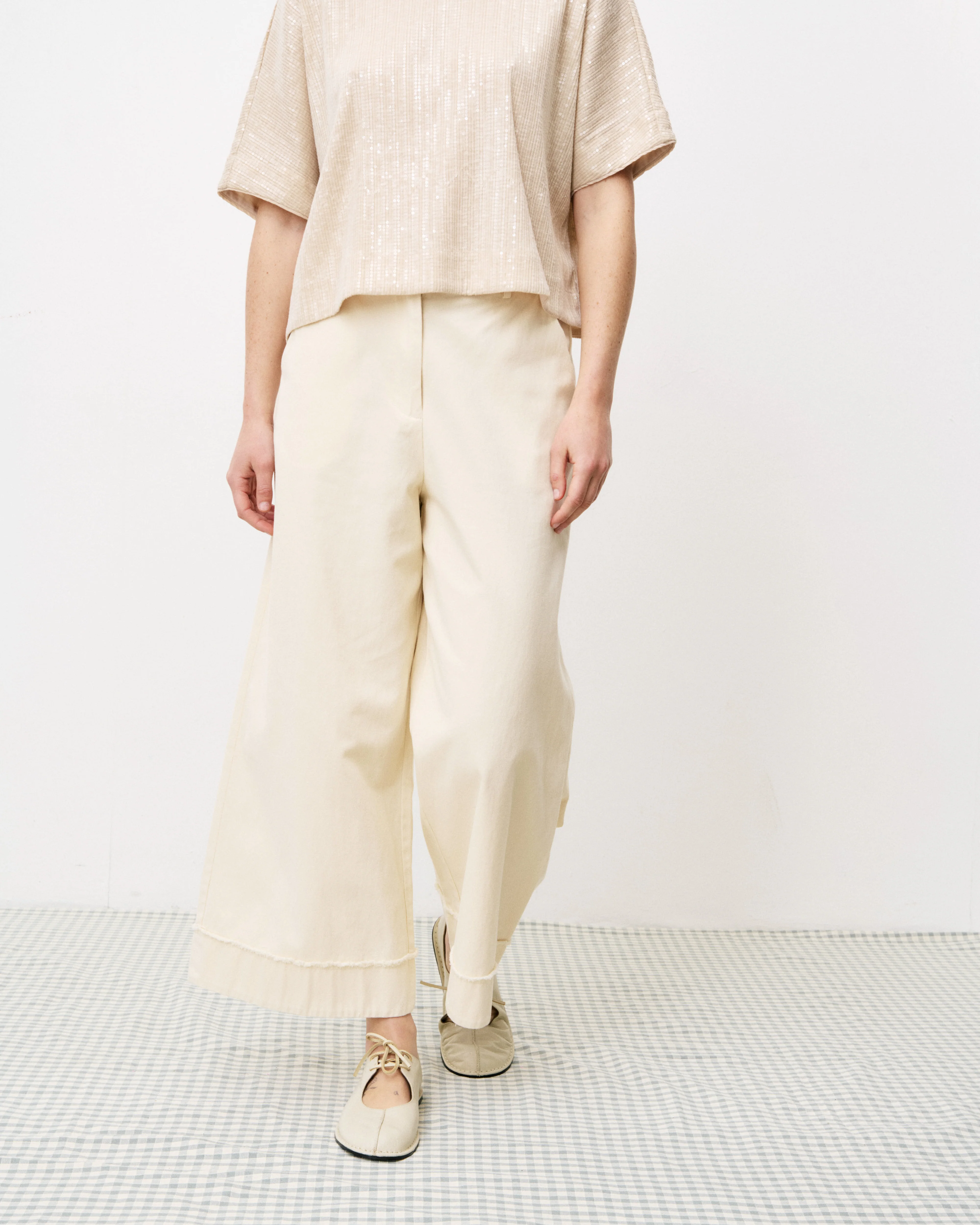 Pantalon ARACELI Creme - Image 3