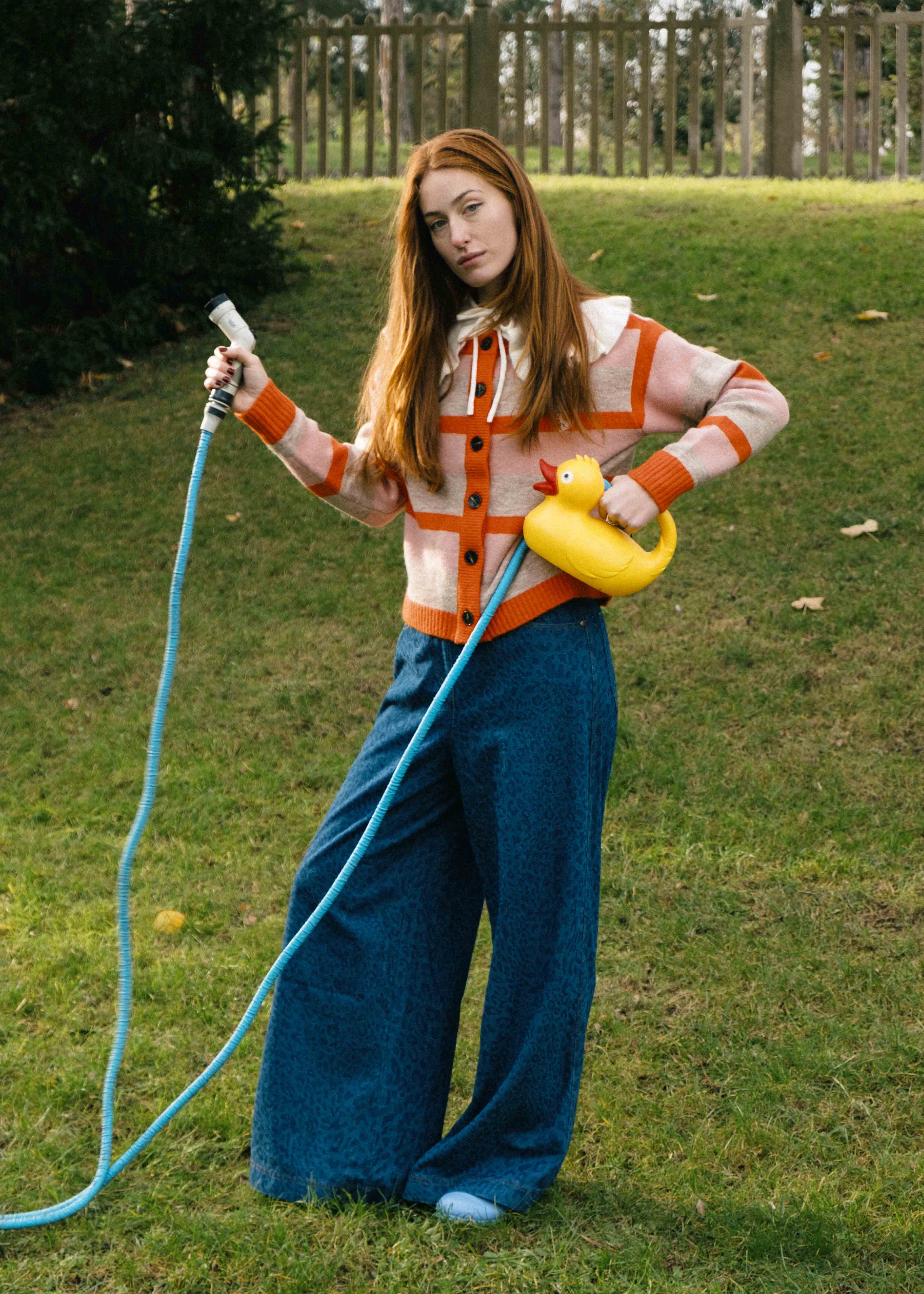 Pantalon AZURE Bleu jean