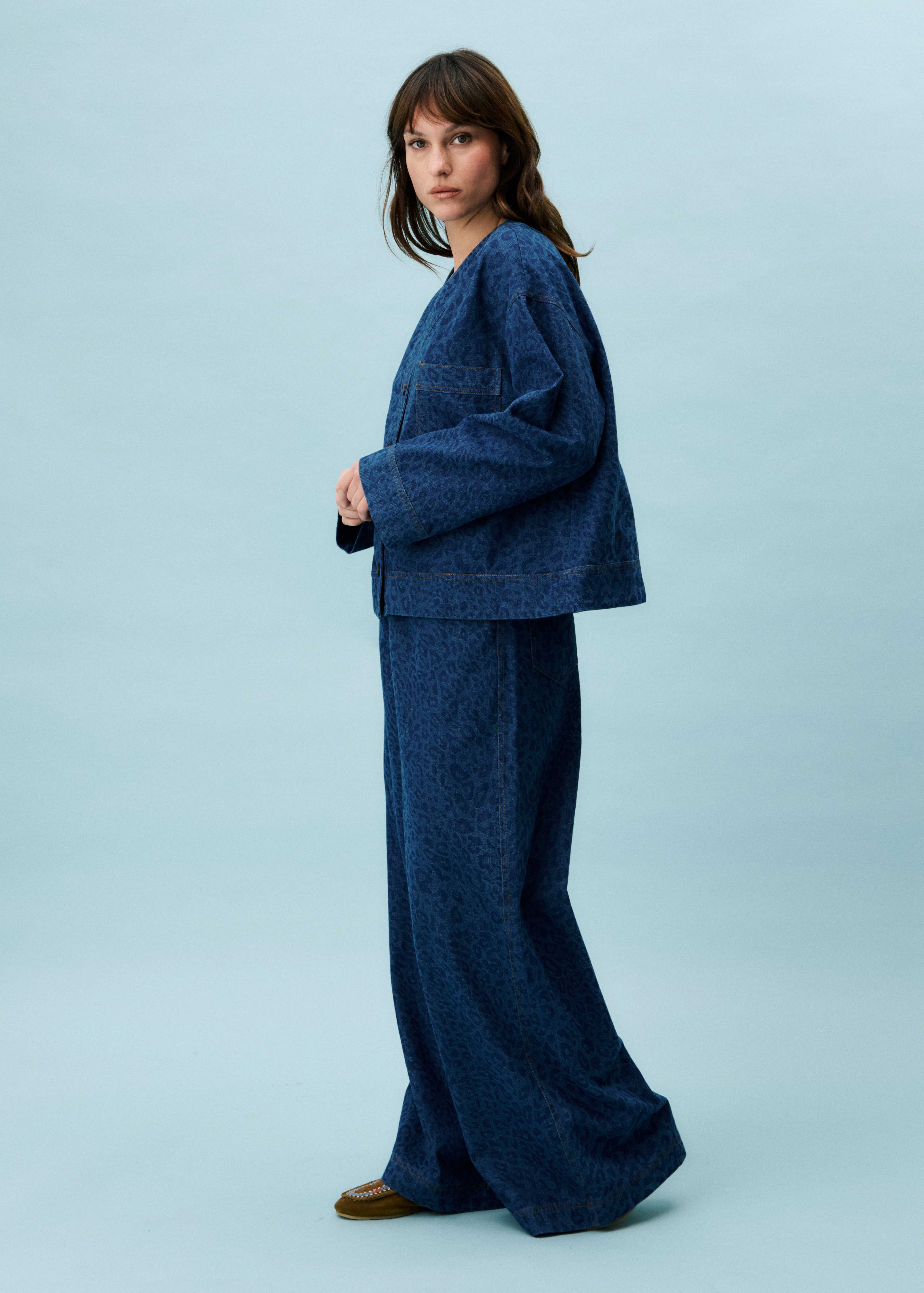 Pantalon AZURE Bleu jean - Image 3