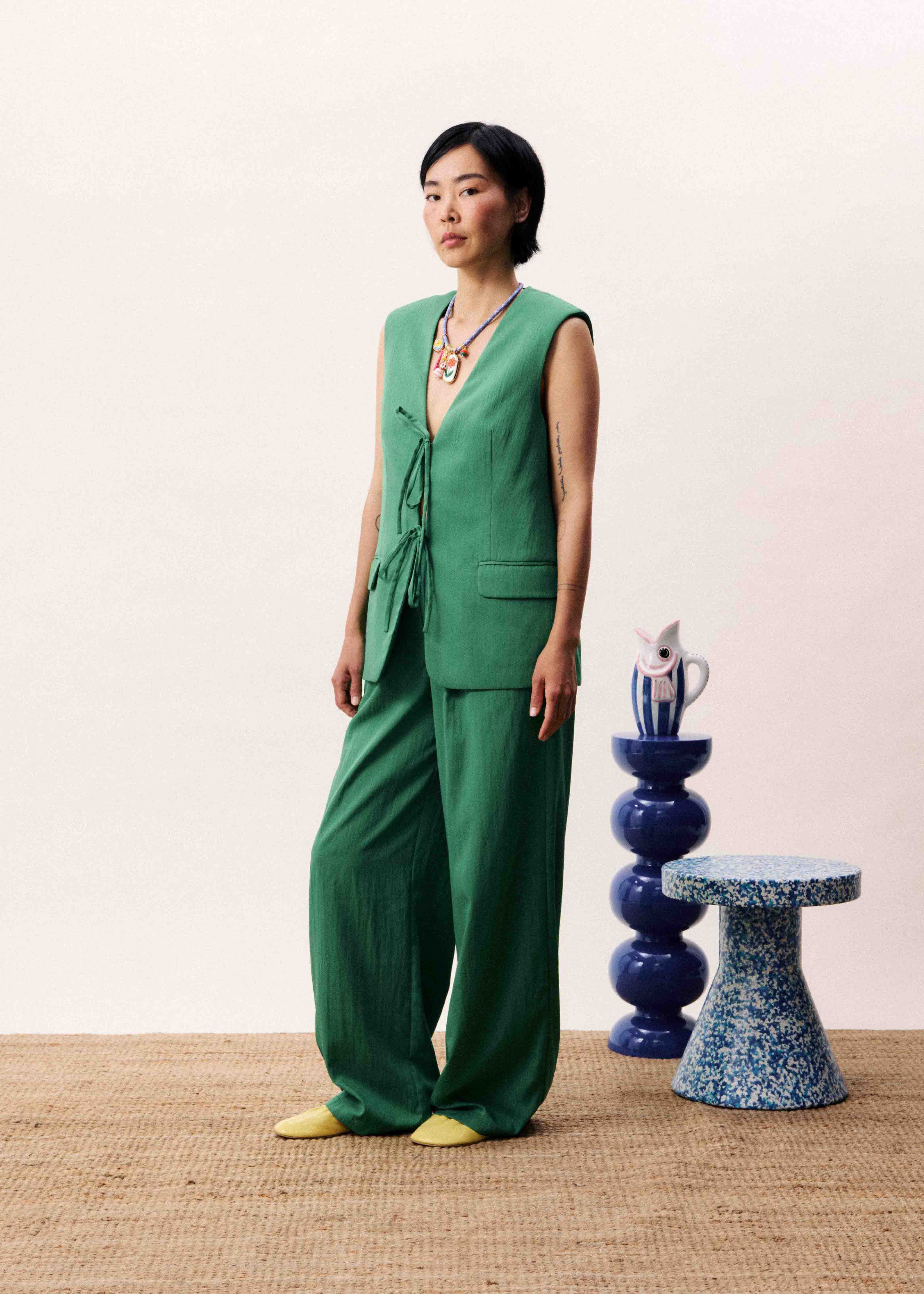 Pantalon CARAIVA Vert - Image 2