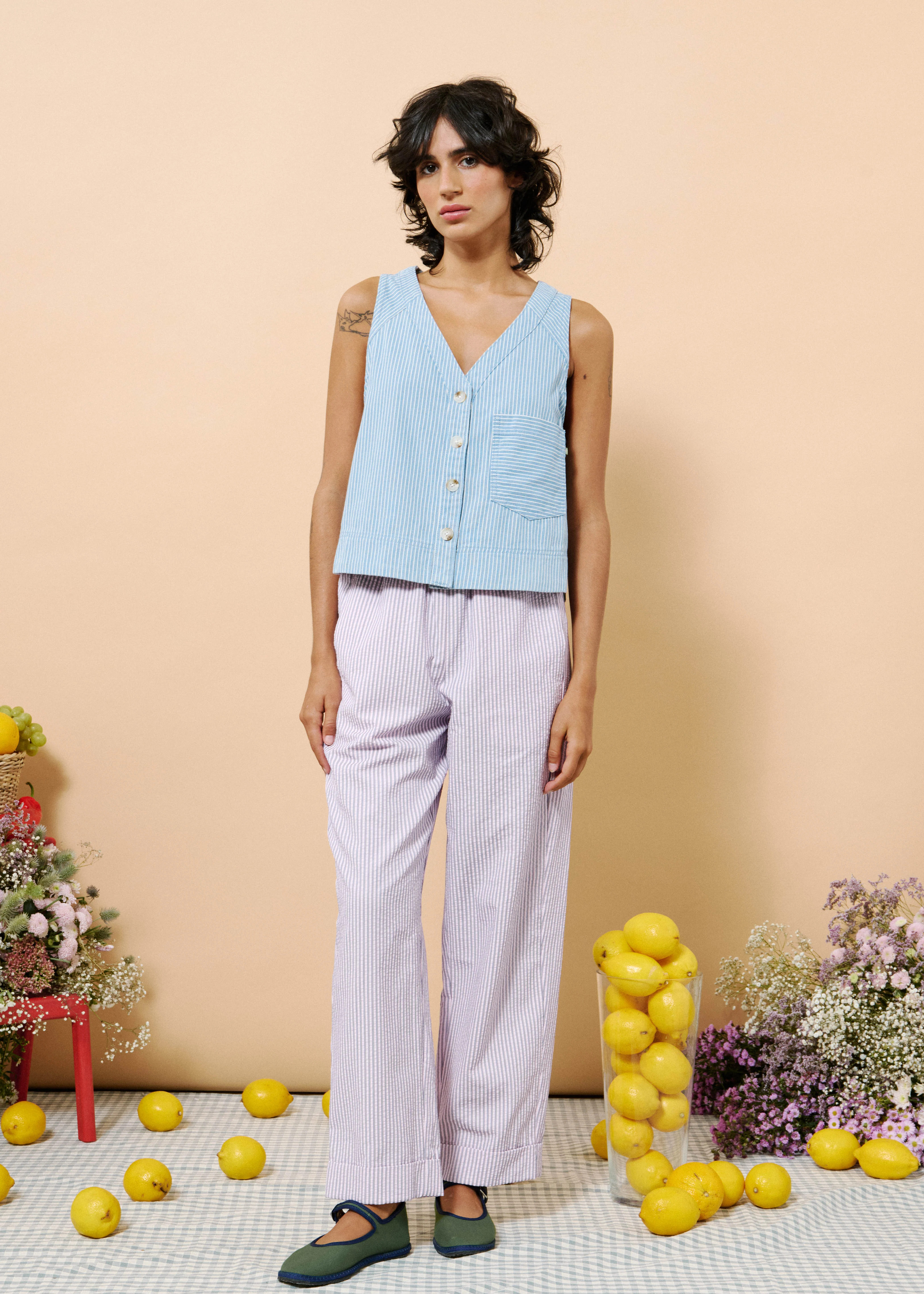 Gilet COLZA Bleu clair - Image 2