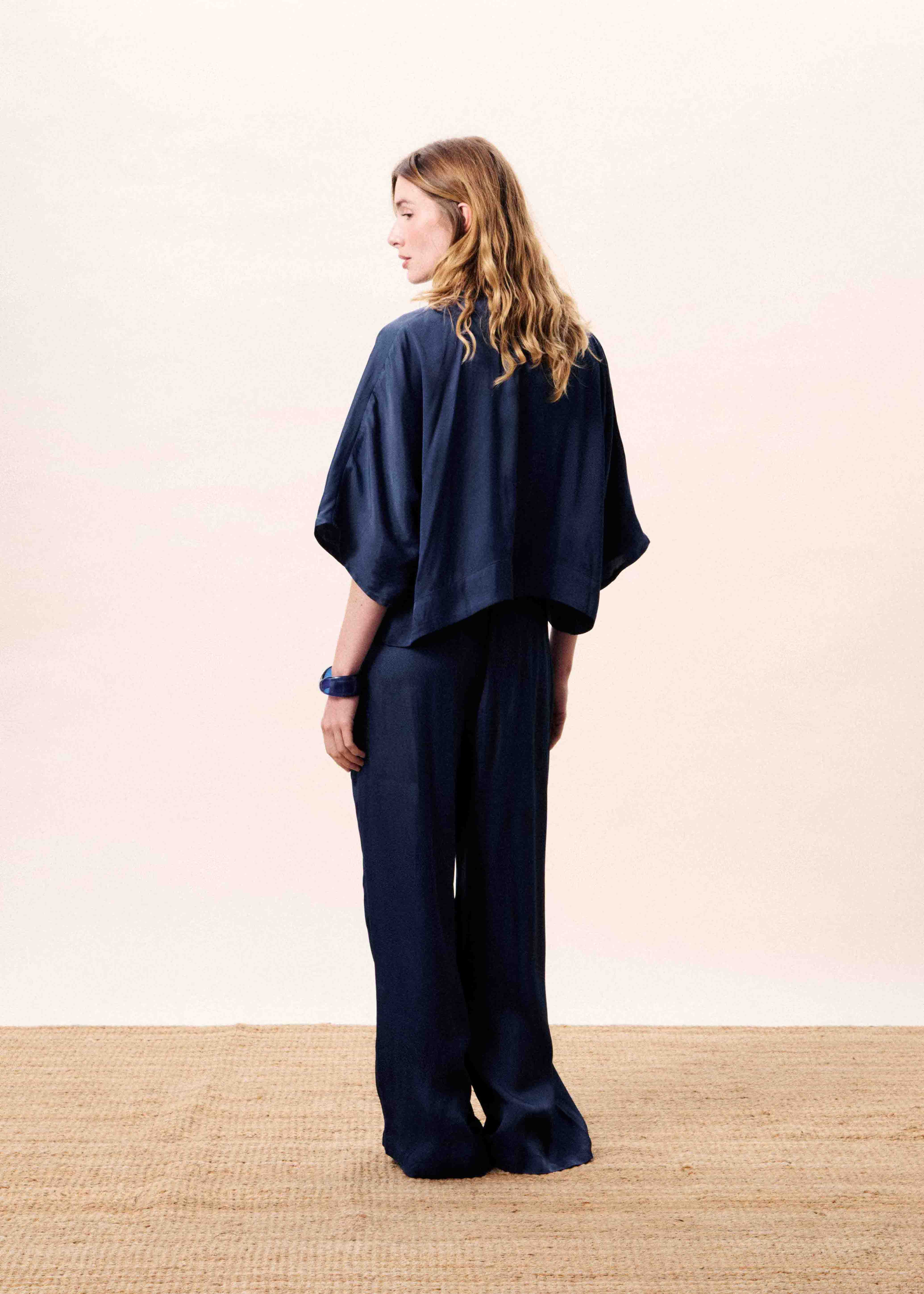 Pantalon ECUME Bleu marine - Image 3