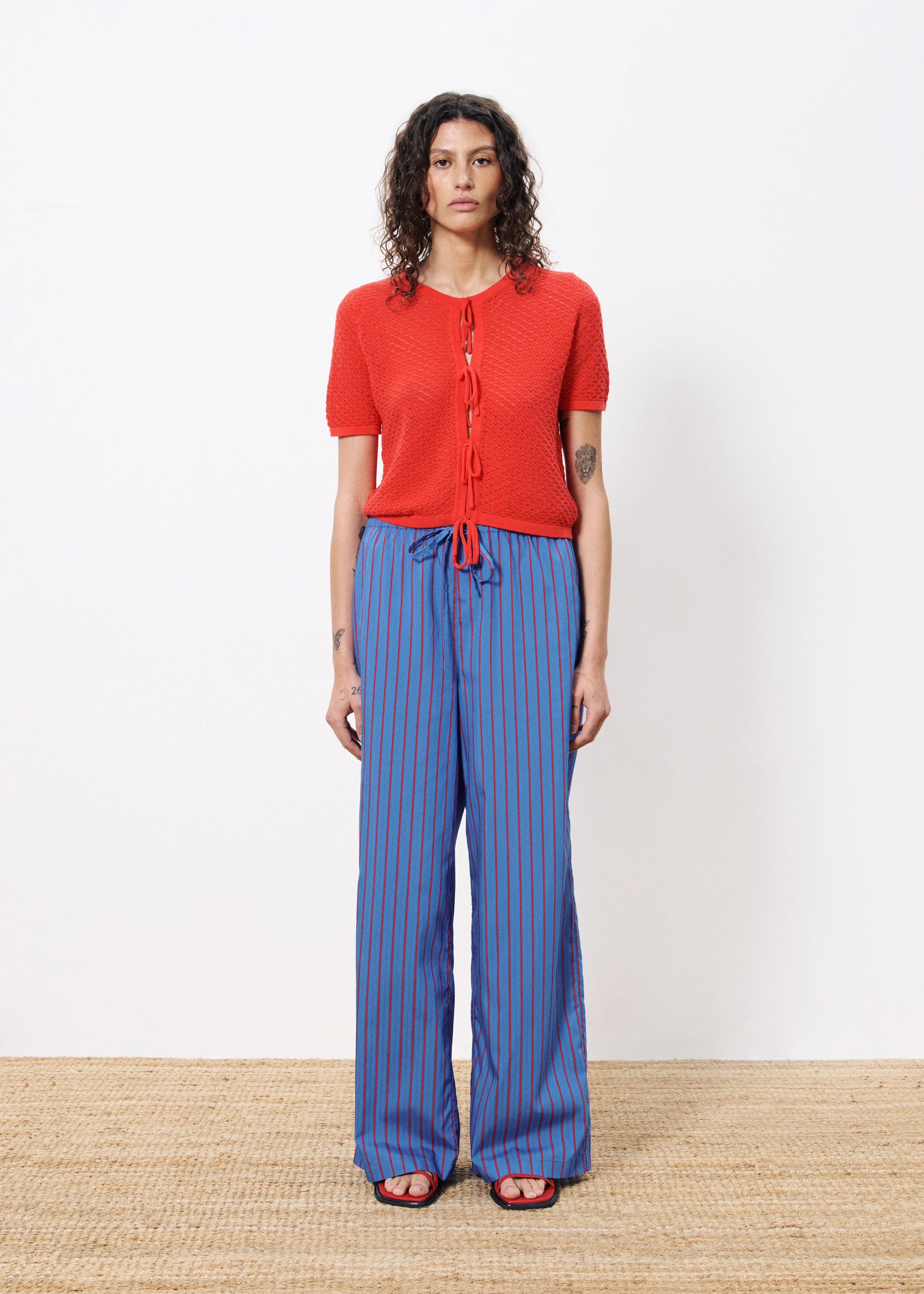 Pantalon EDELINE Bleu electrique