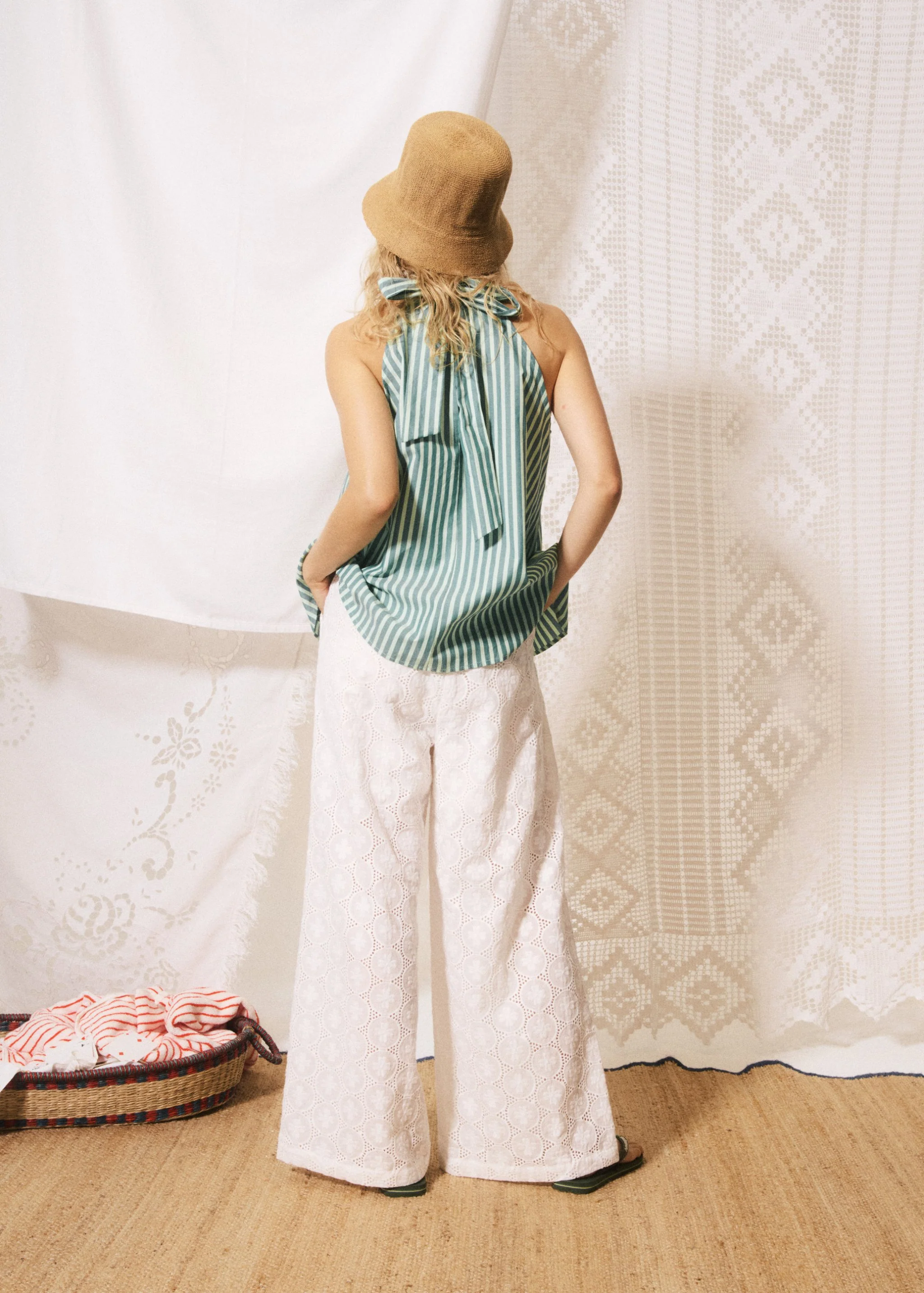 Pantalon FRANCESCO PIO Blanc - Image 3