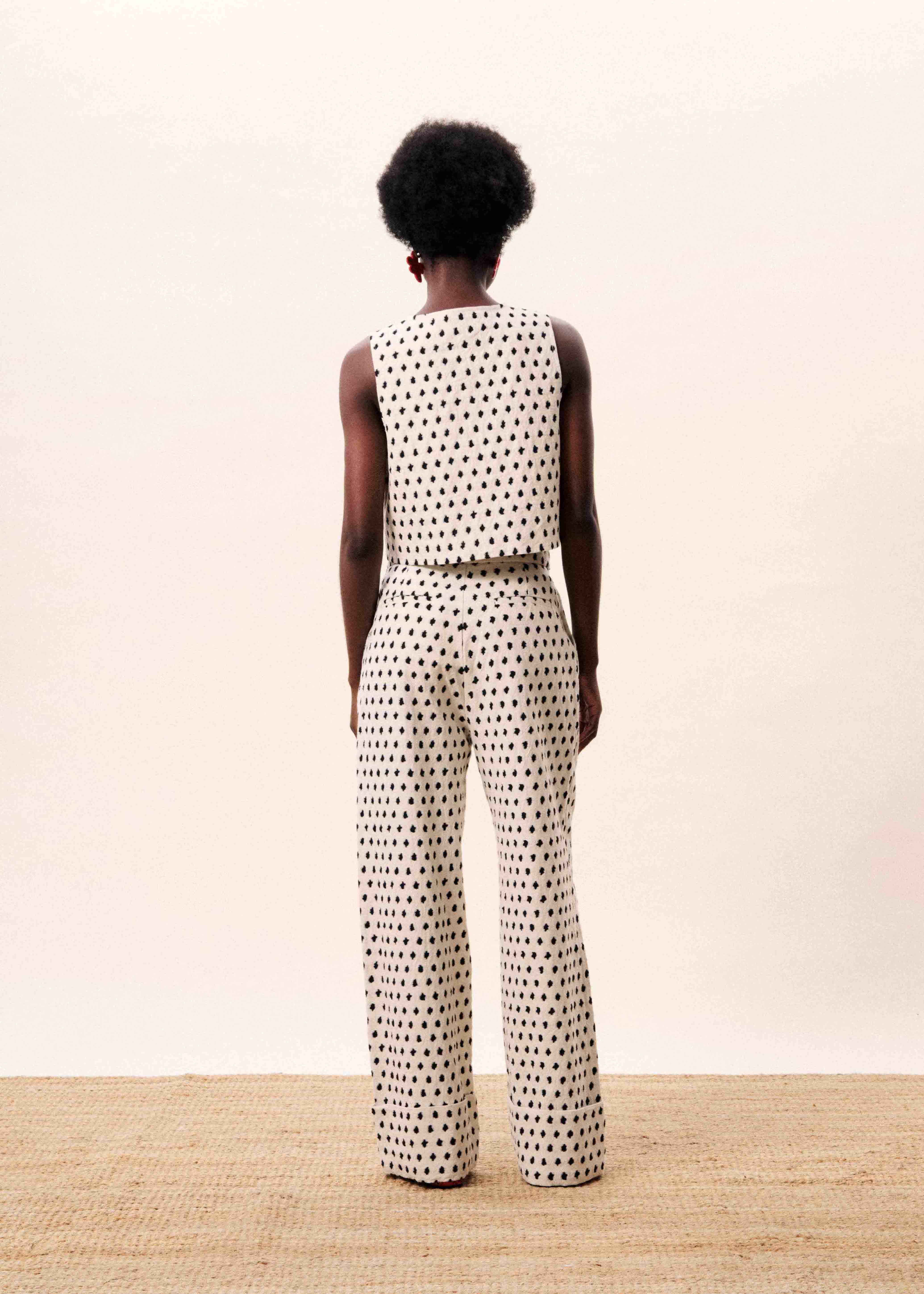 Pantalon ISOLDE Creme - Image 3