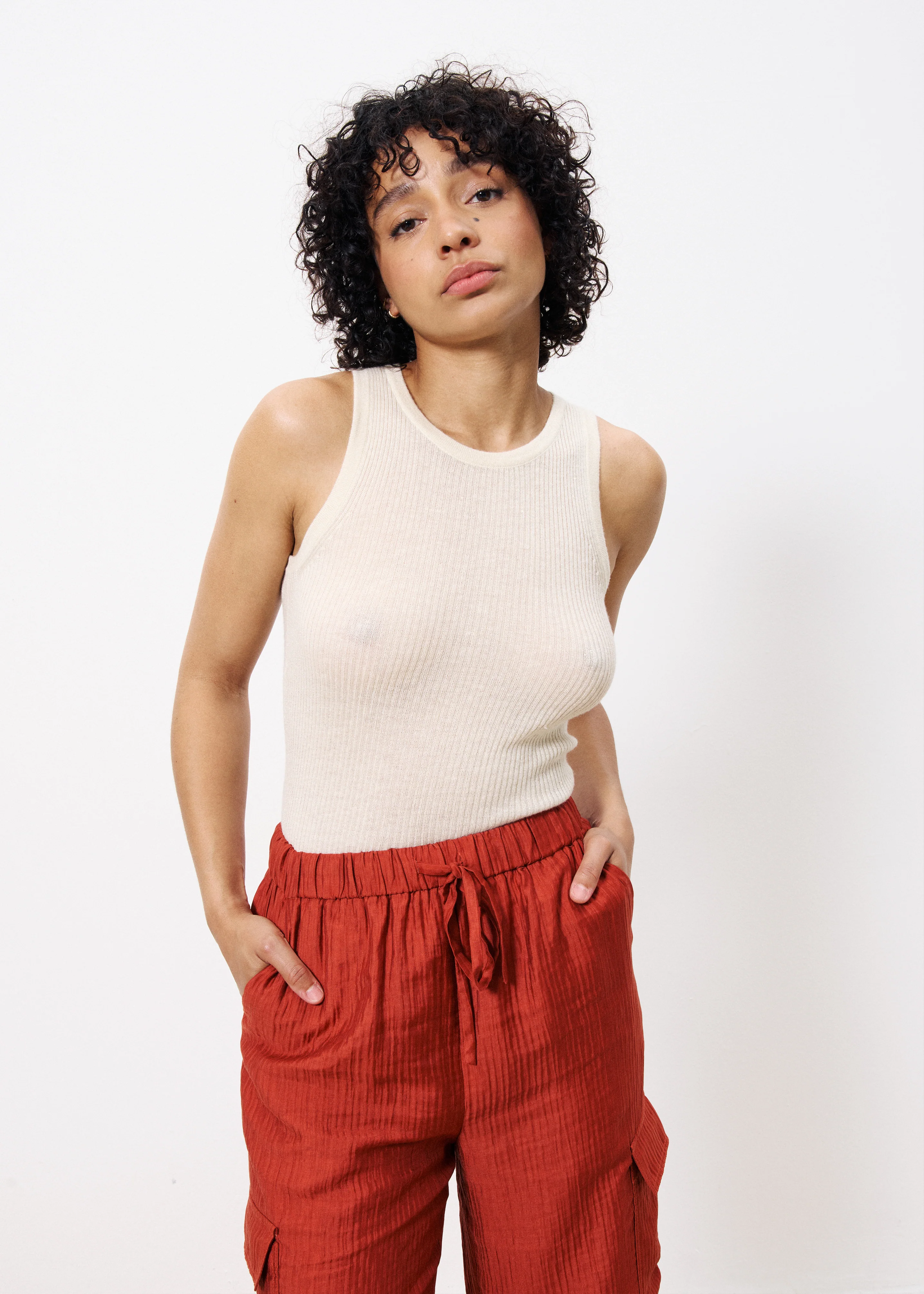 Pantalon LOREEN Brique - Image 4