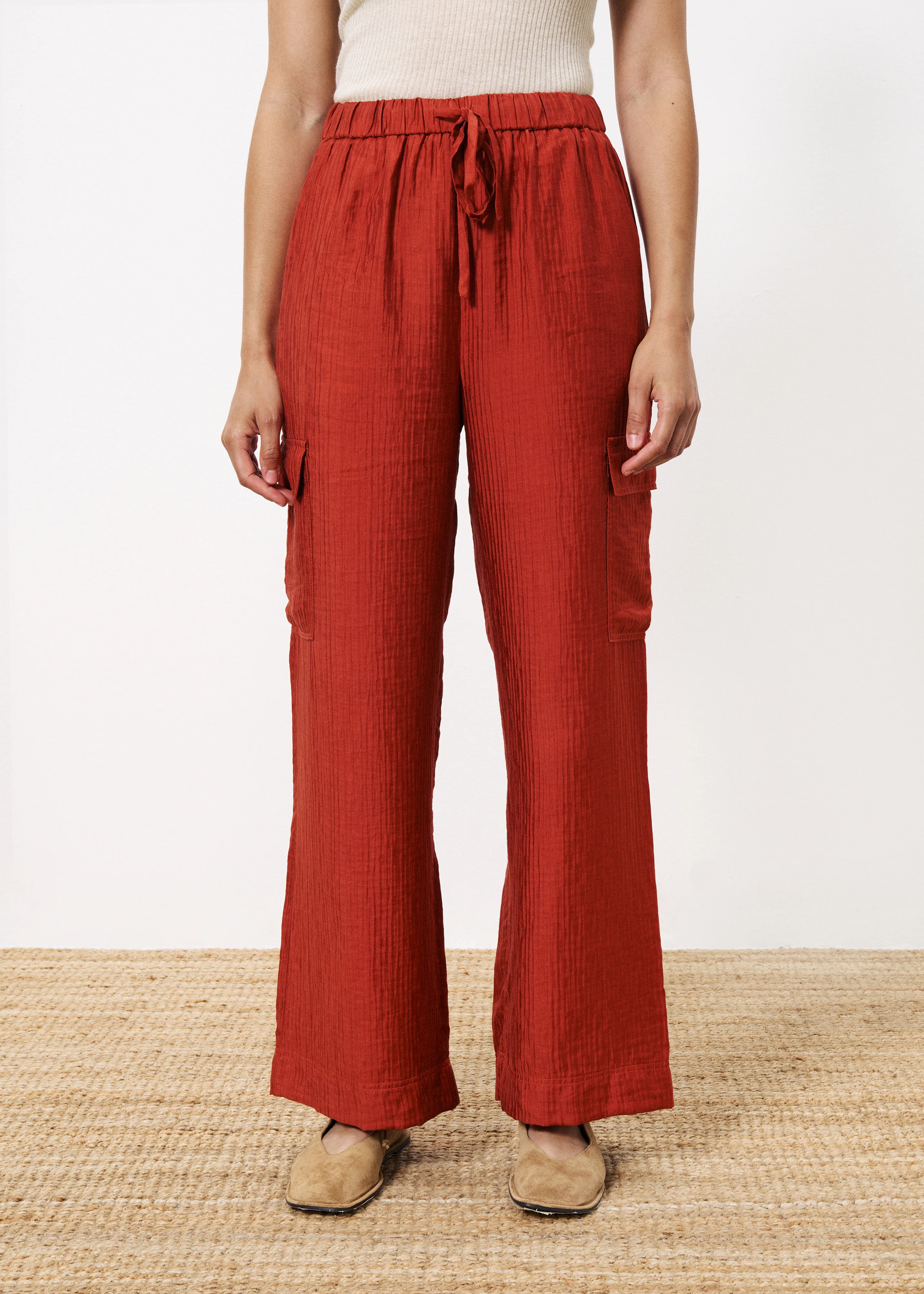 Pantalon LOREEN Brique - Image 5