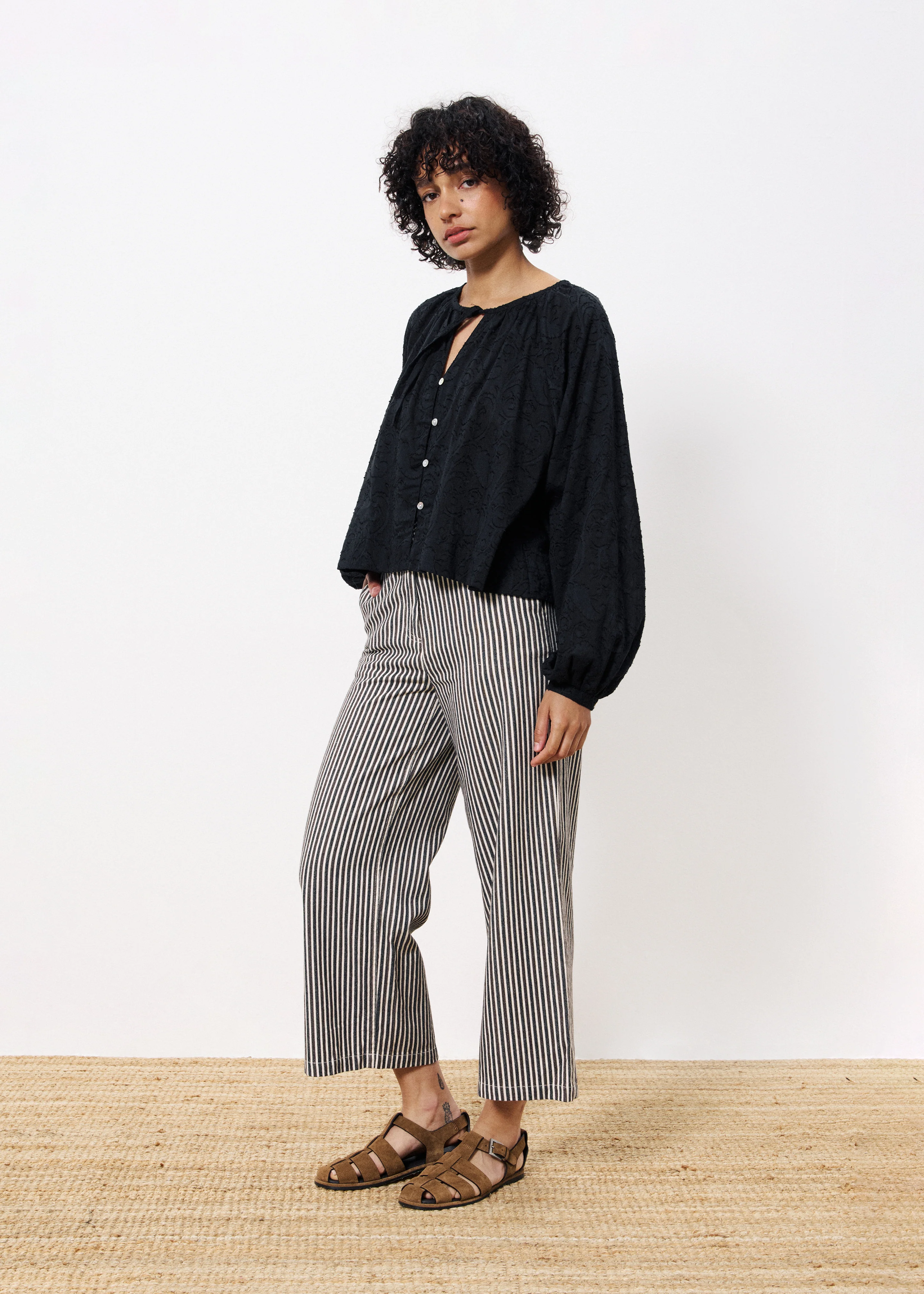 Pantalon SWANNE Chocolat - Image 2