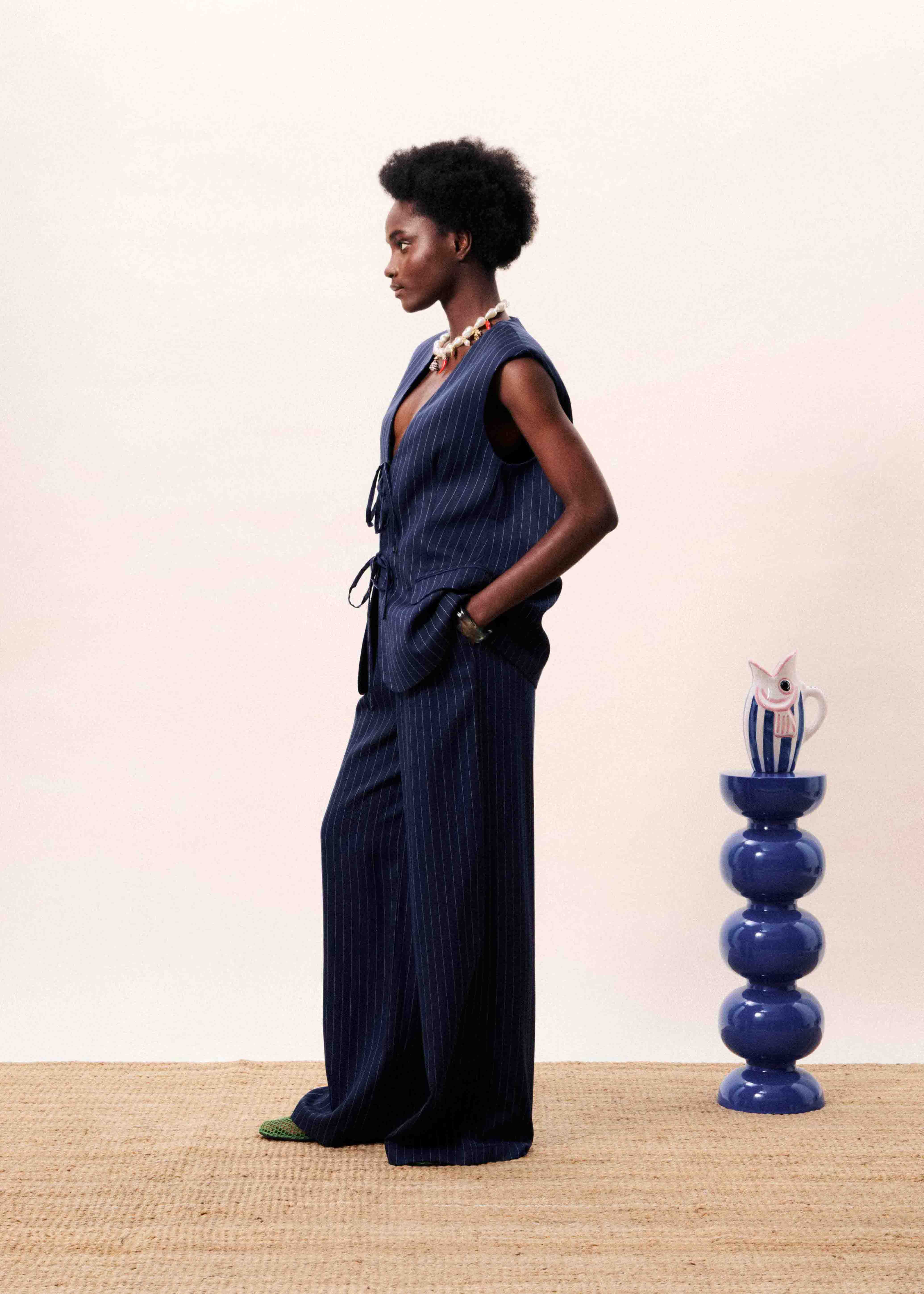Pantalon TORREA Bleu marine - Image 2