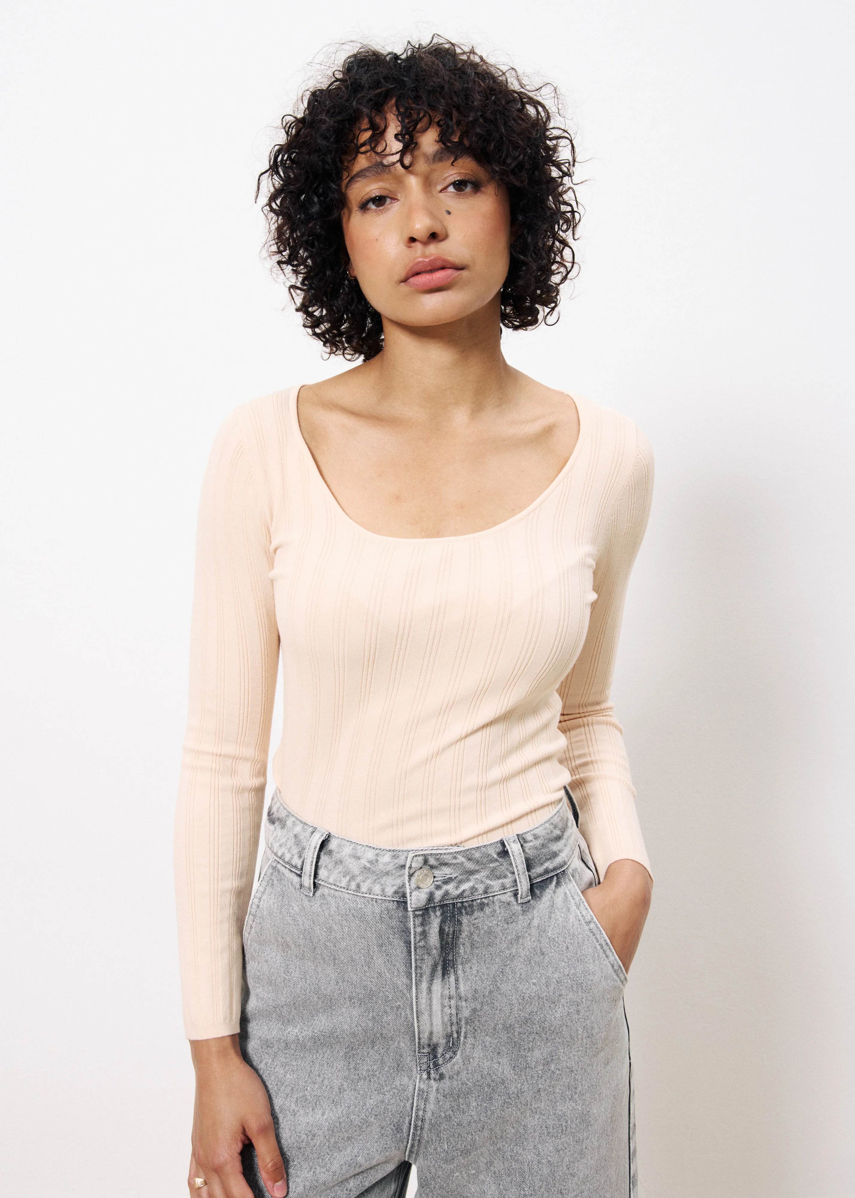 Pull PATRICIE Rose pale - Image 4