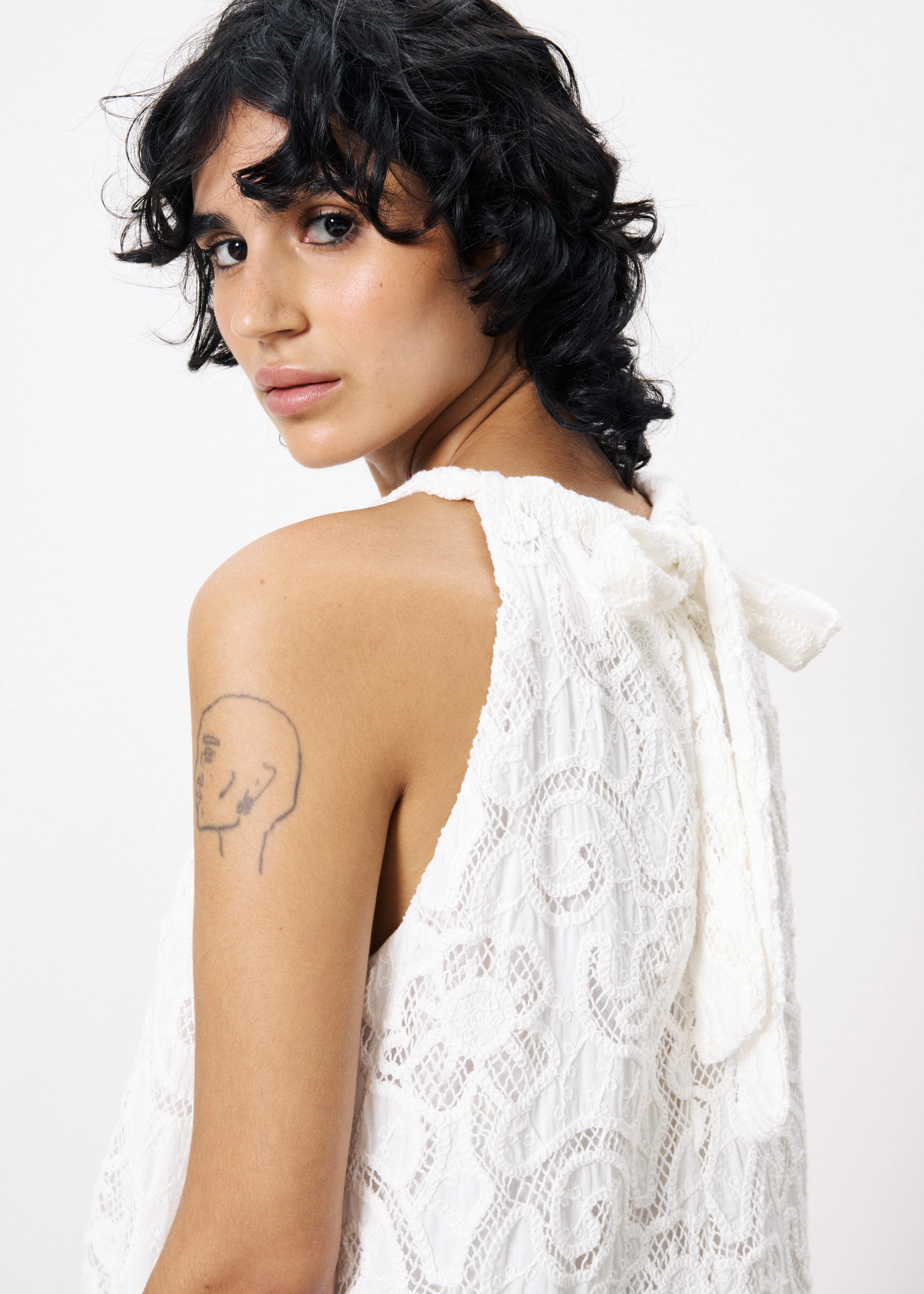 Robe AFNANE Blanc - Image 4
