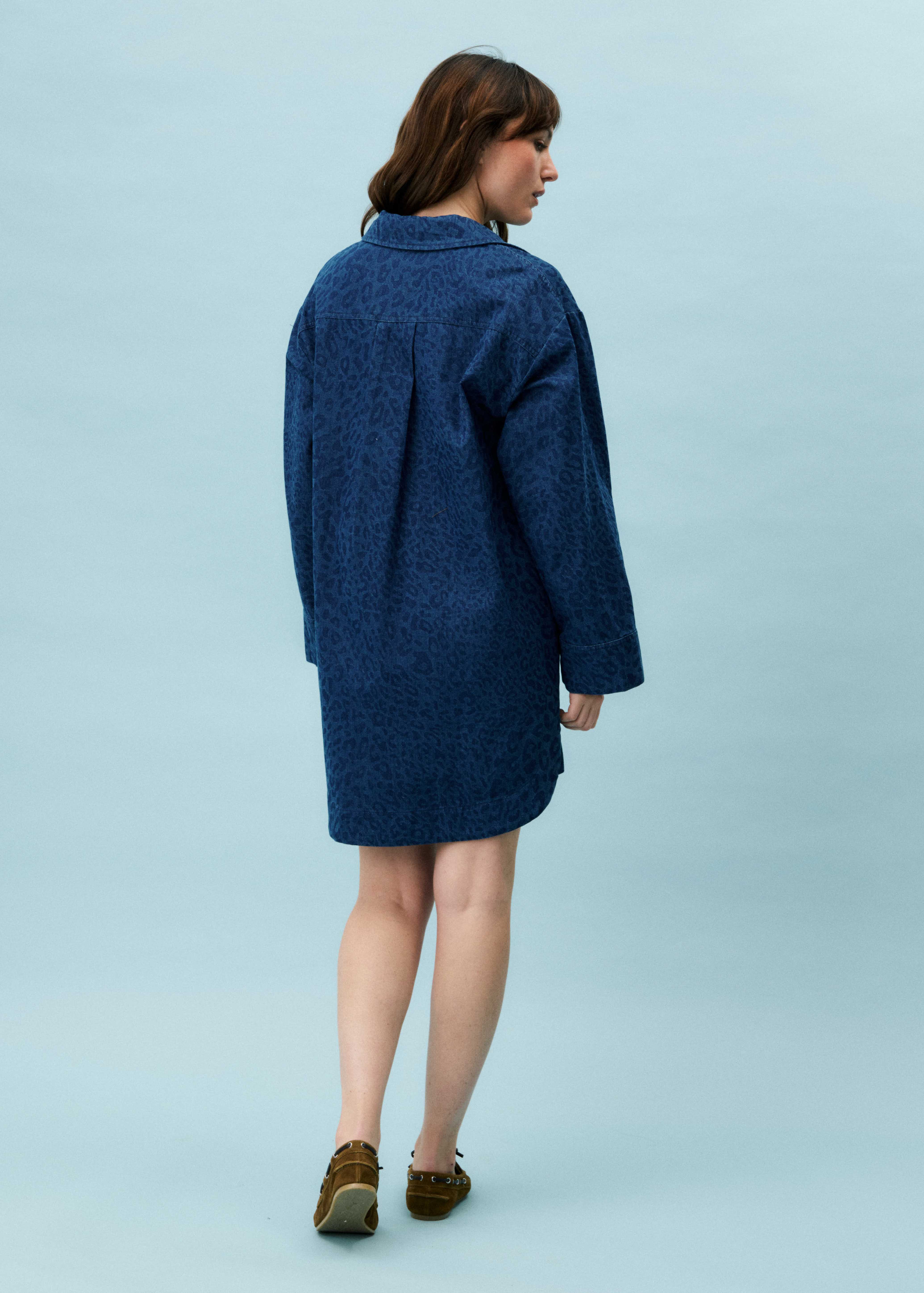 Robe AGLOSSA Bleu jean - Image 3