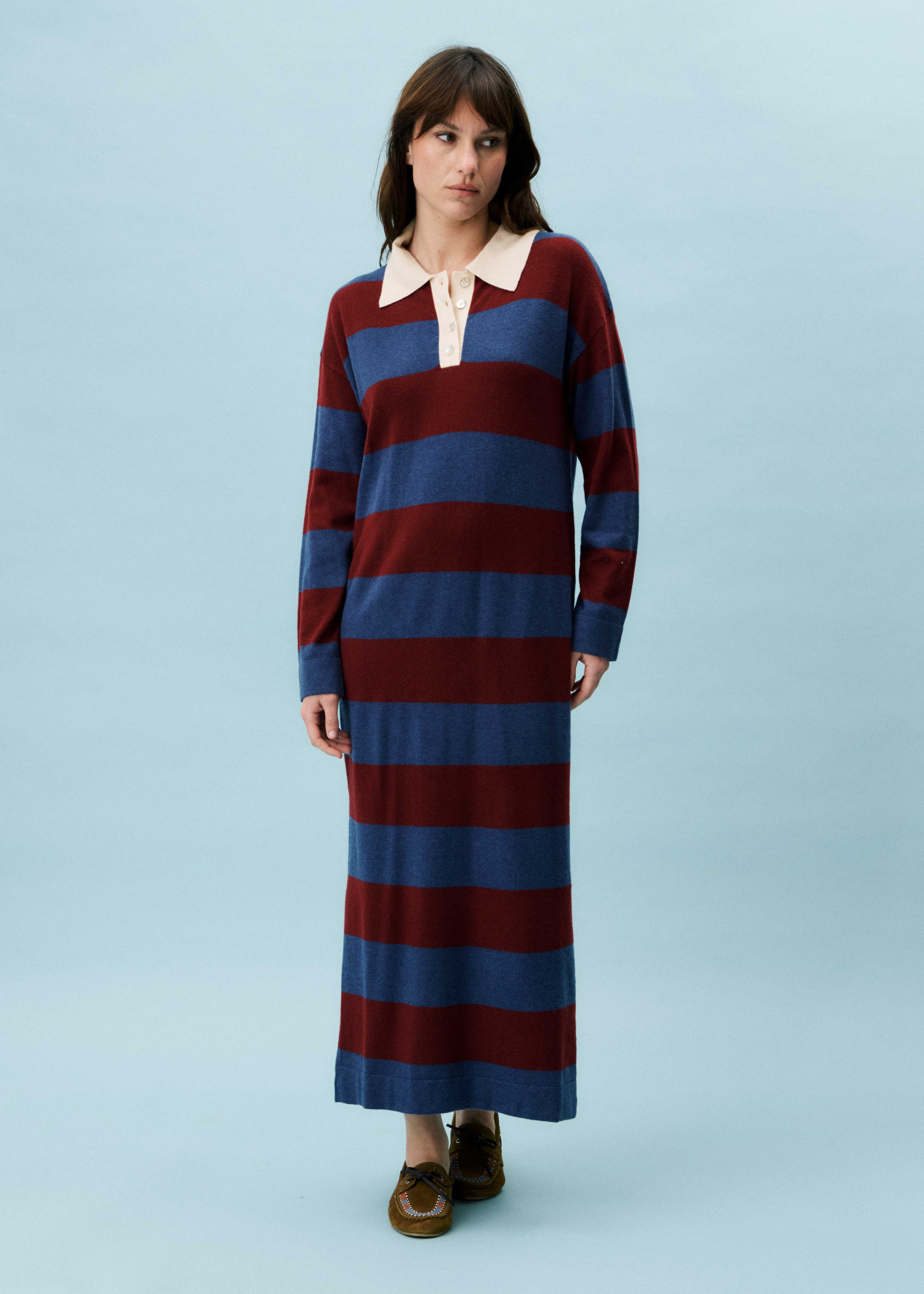 Robe AGNES Bleu marine
