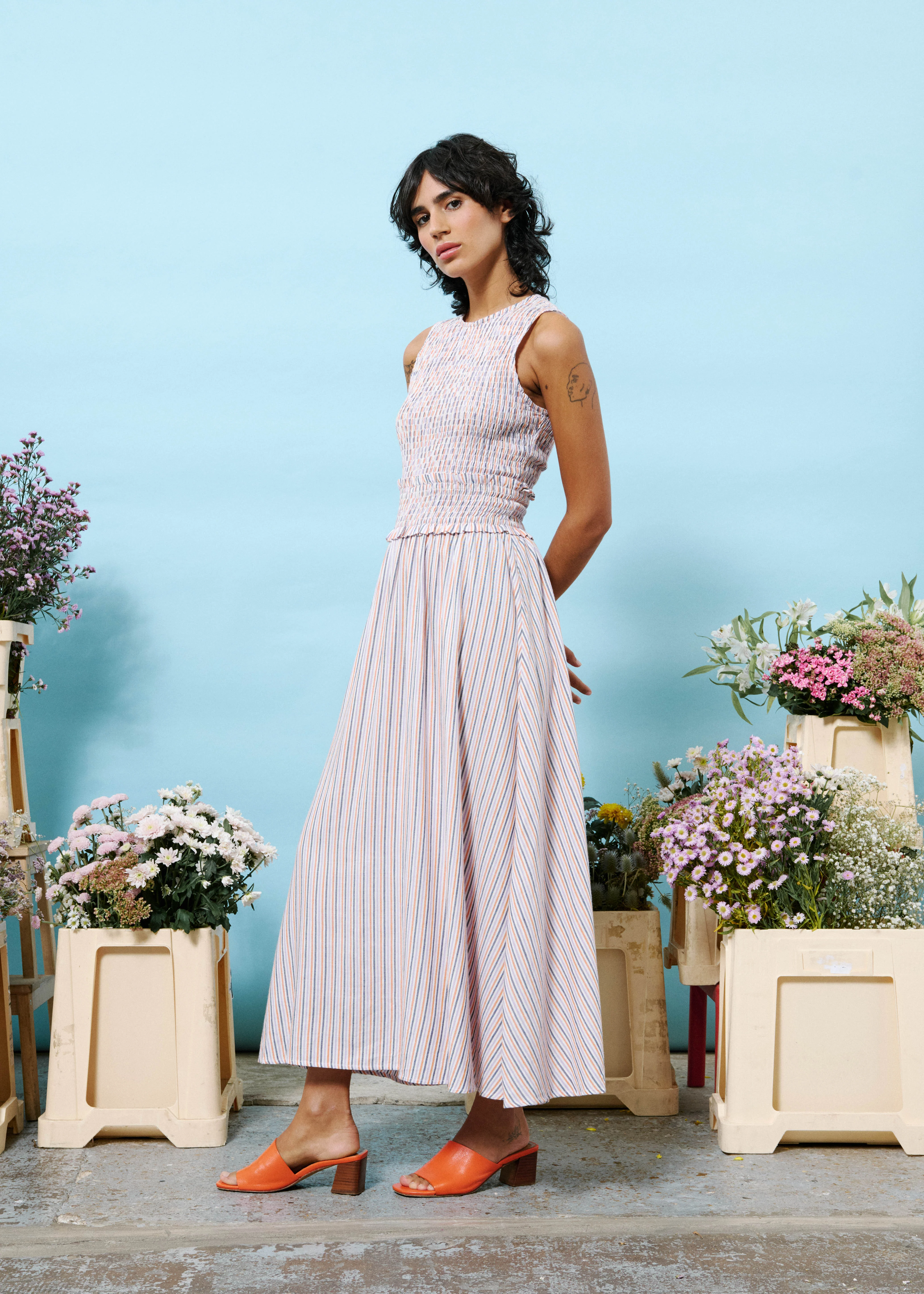 Robe ALEXIANE Brique - Image 2