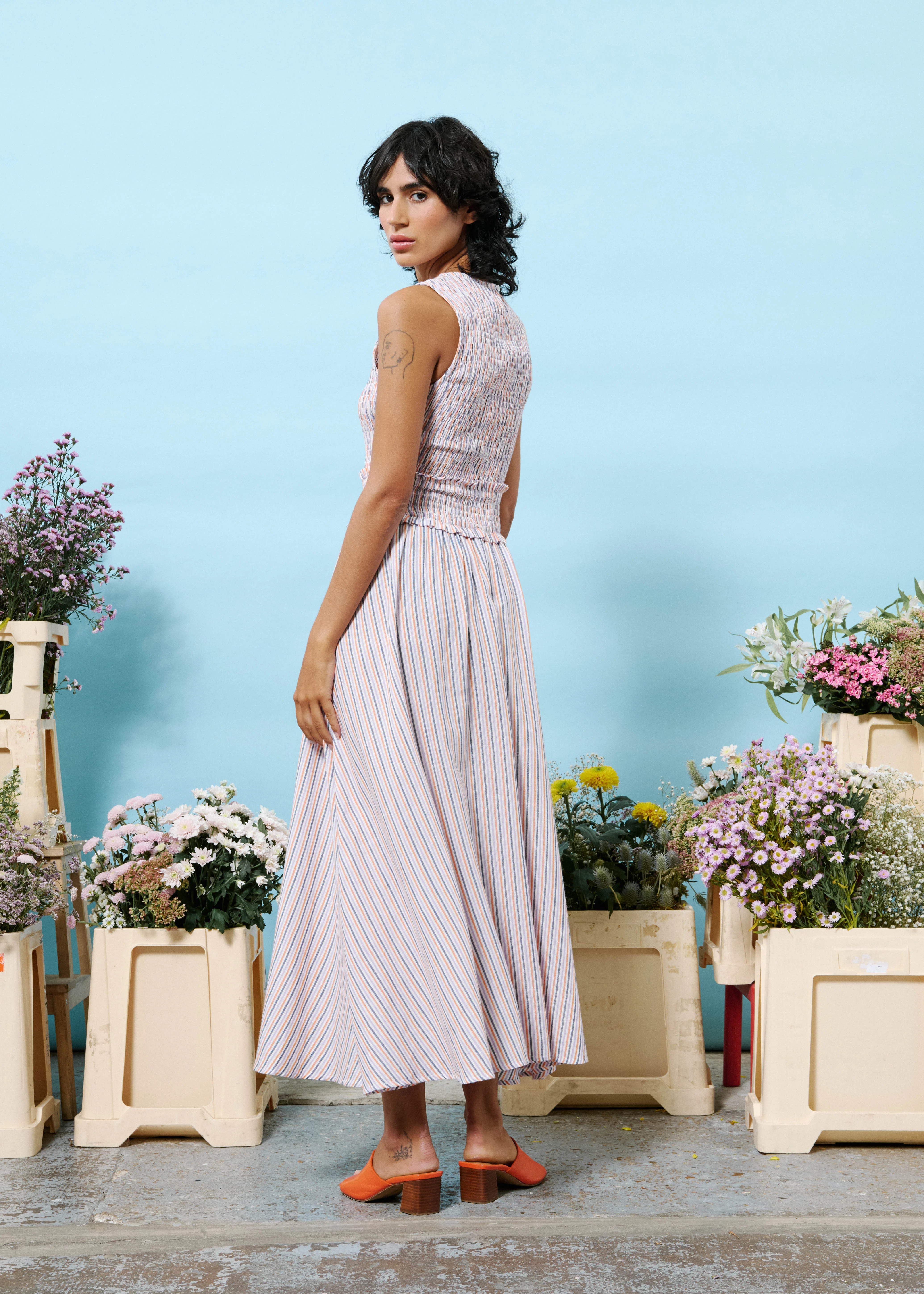 Robe ALEXIANE Brique - Image 3