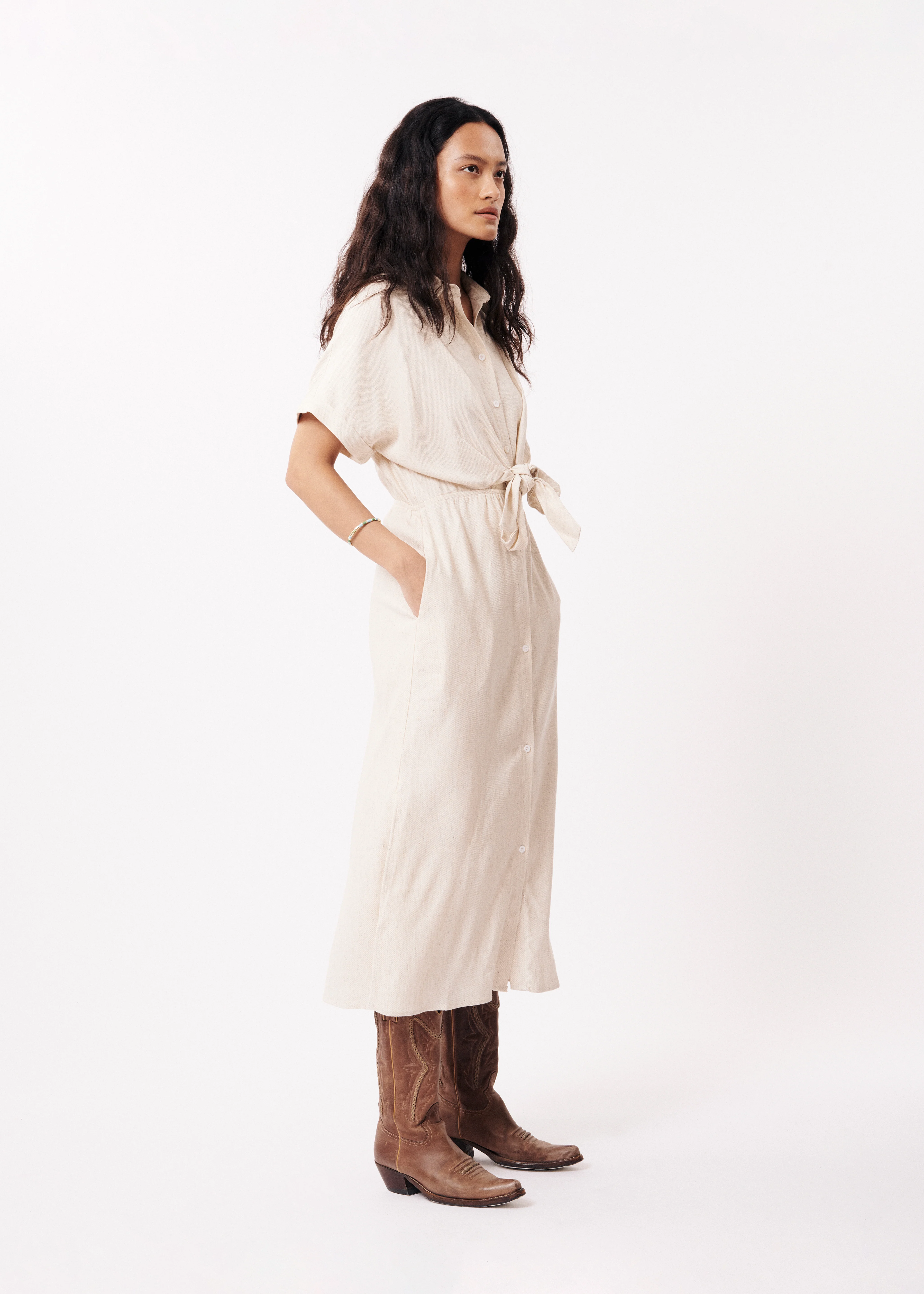 Robe ALIENOR Beige - Image 2