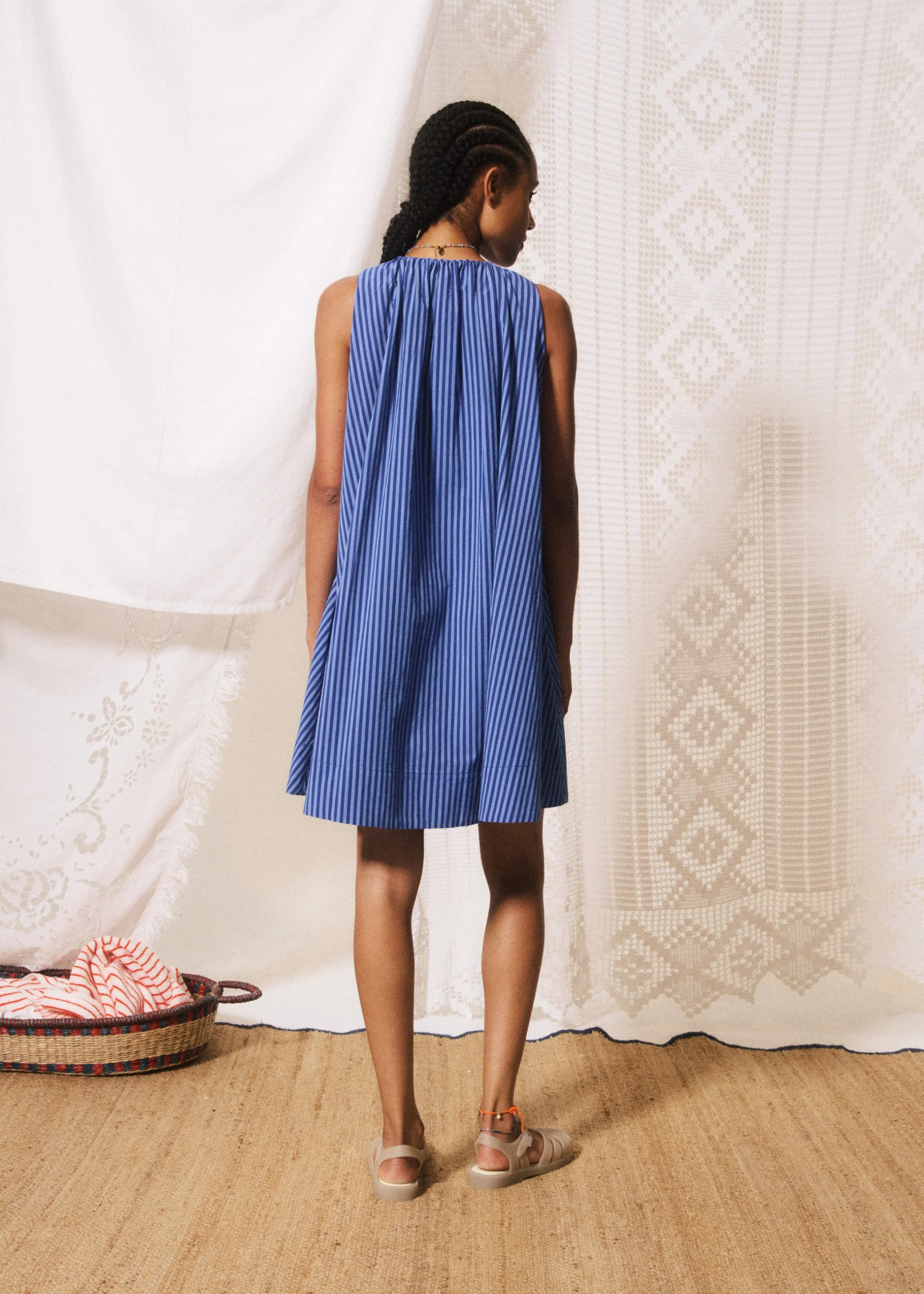 Robe ANGELA Bleu electrique - Image 3