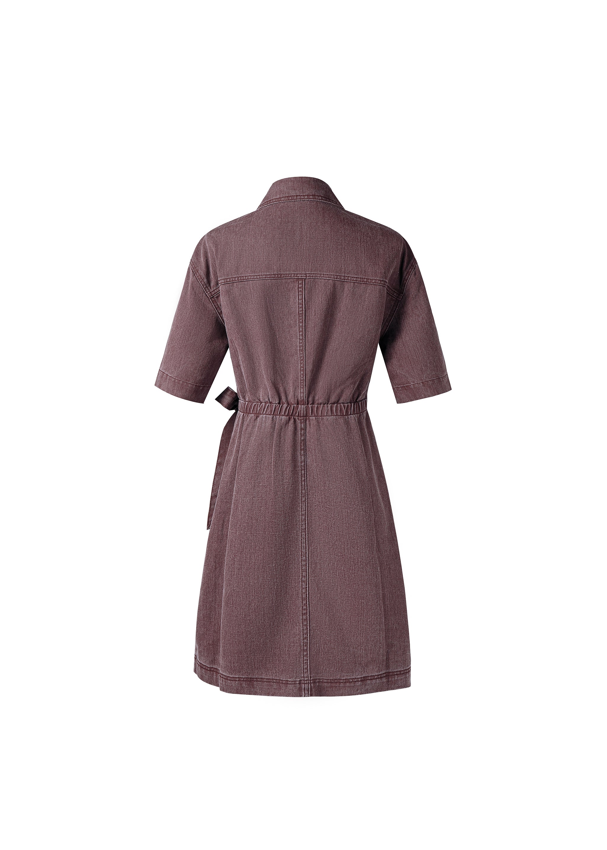 Robe ARALIA Aubergine - Image 6