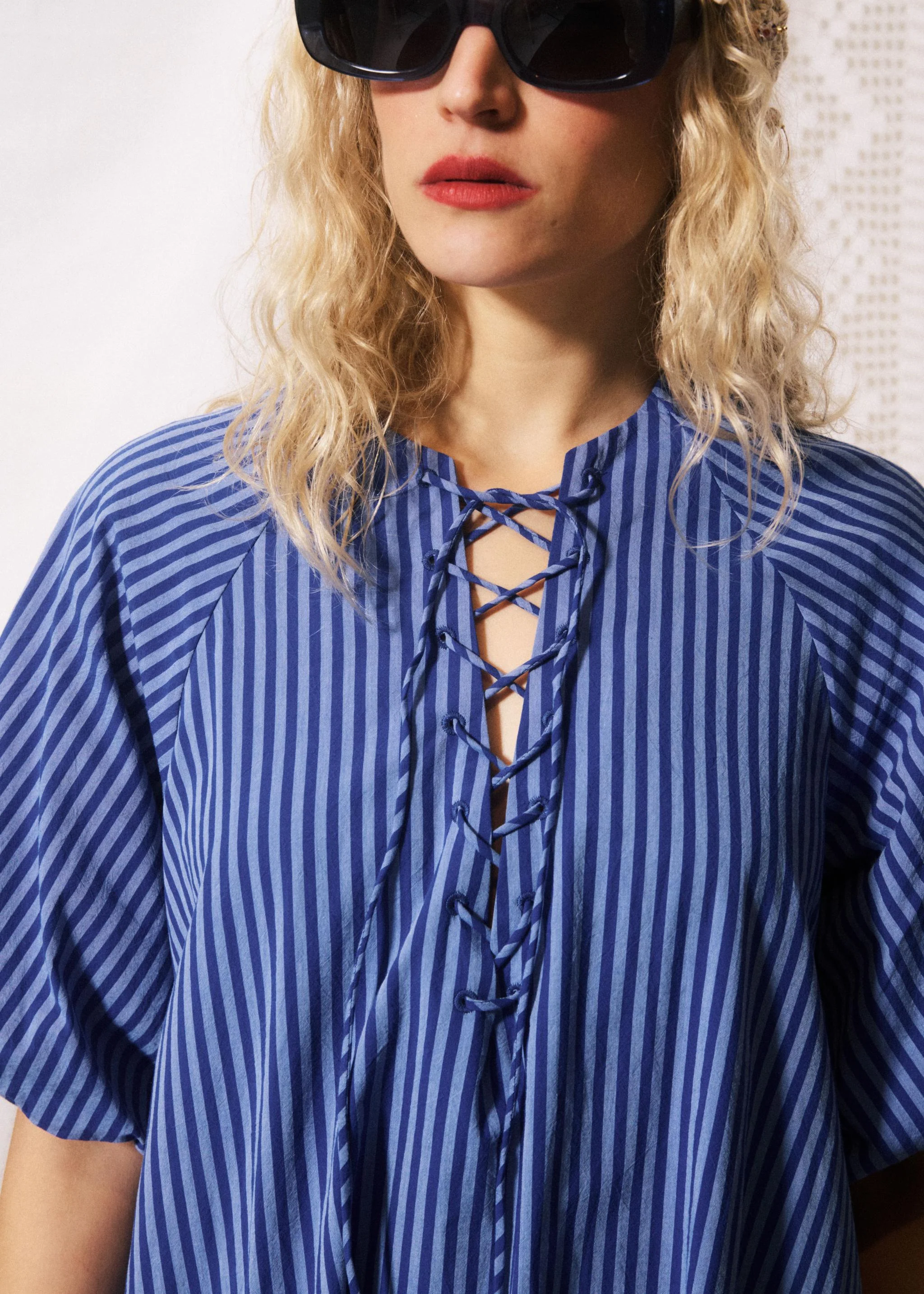 Robe ASSUNTA Bleu electrique - Image 4