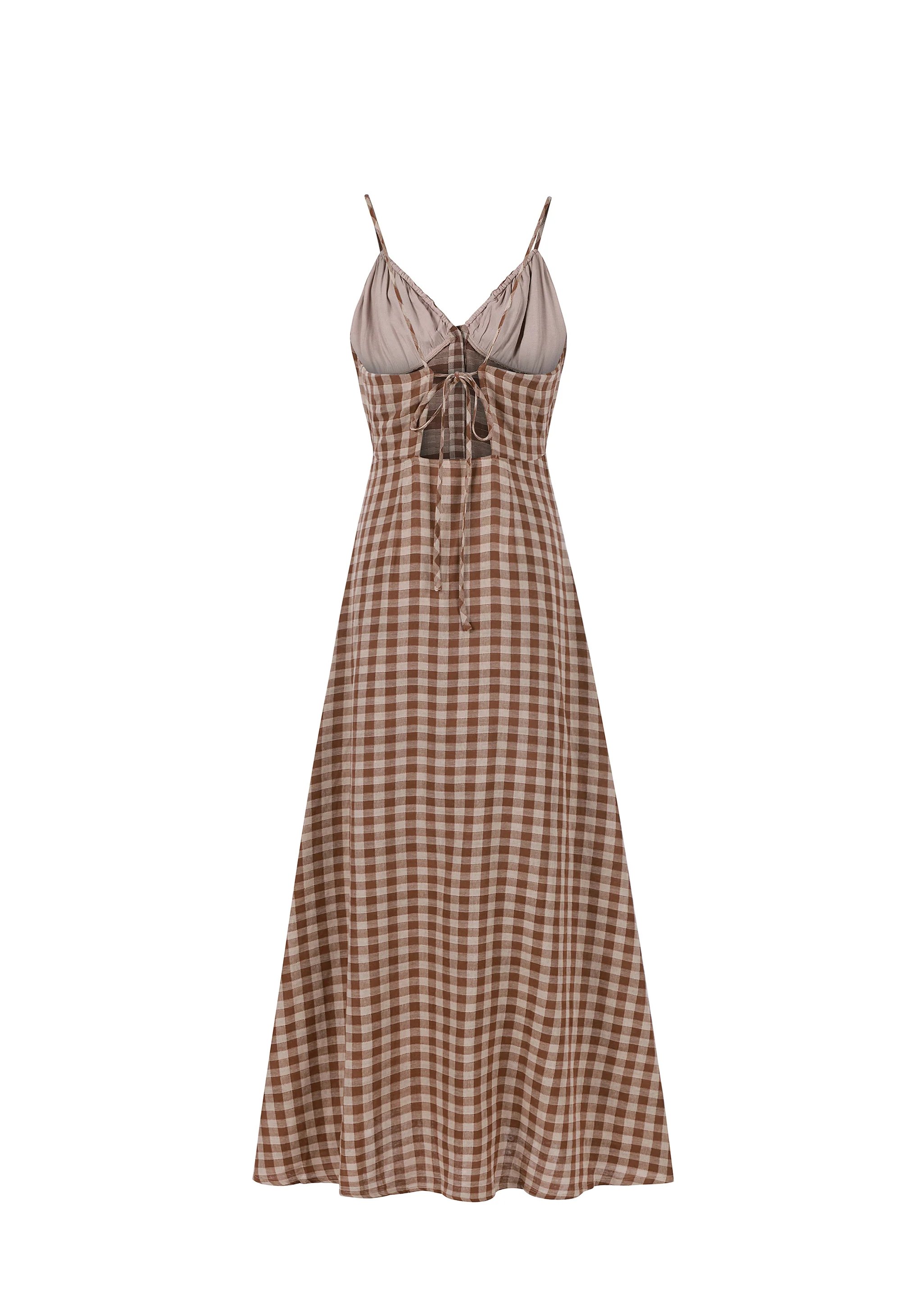 Robe CASIMIRA Marron glace - Image 6