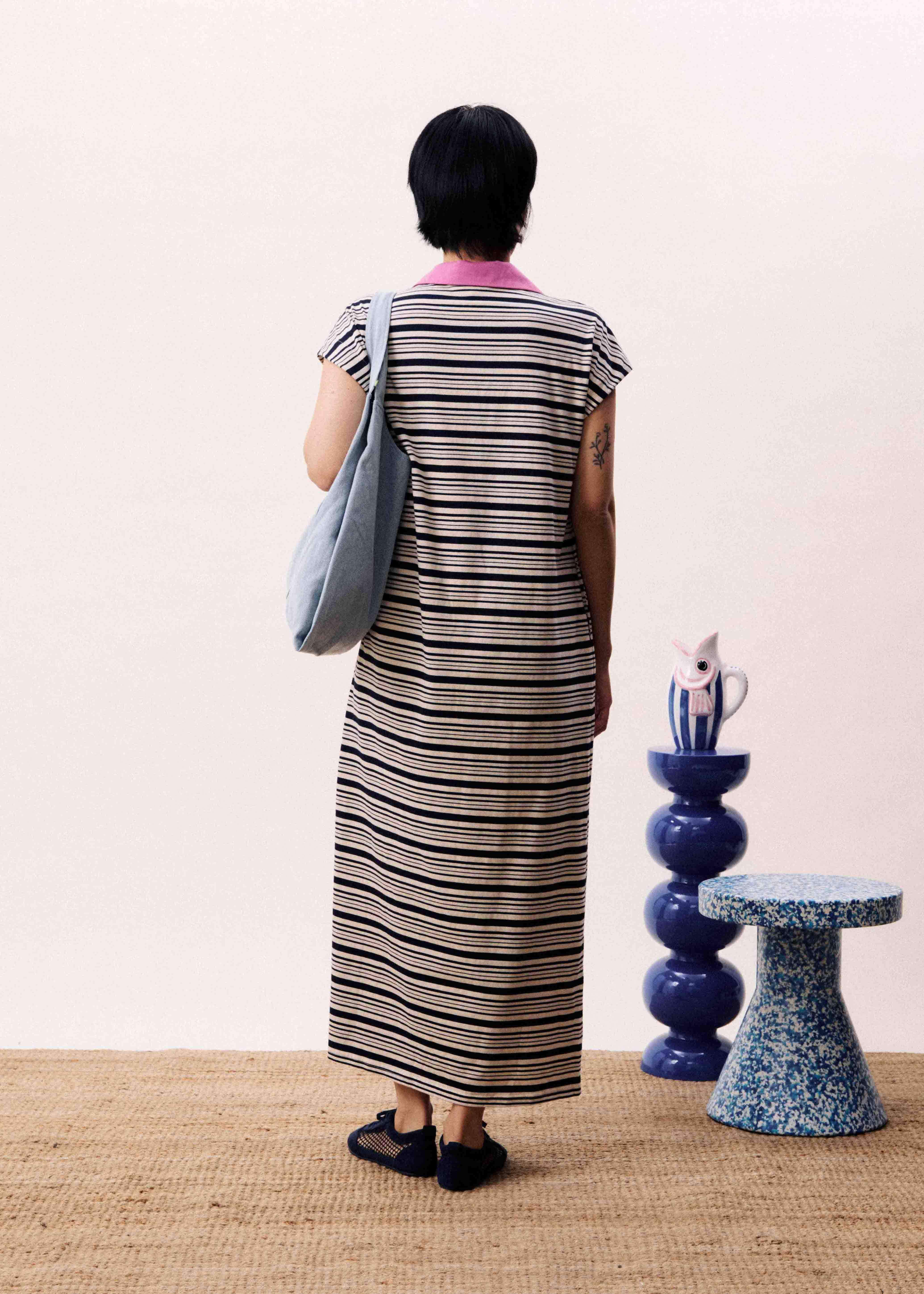 Robe CHACHAYA Bleu marine - Image 3