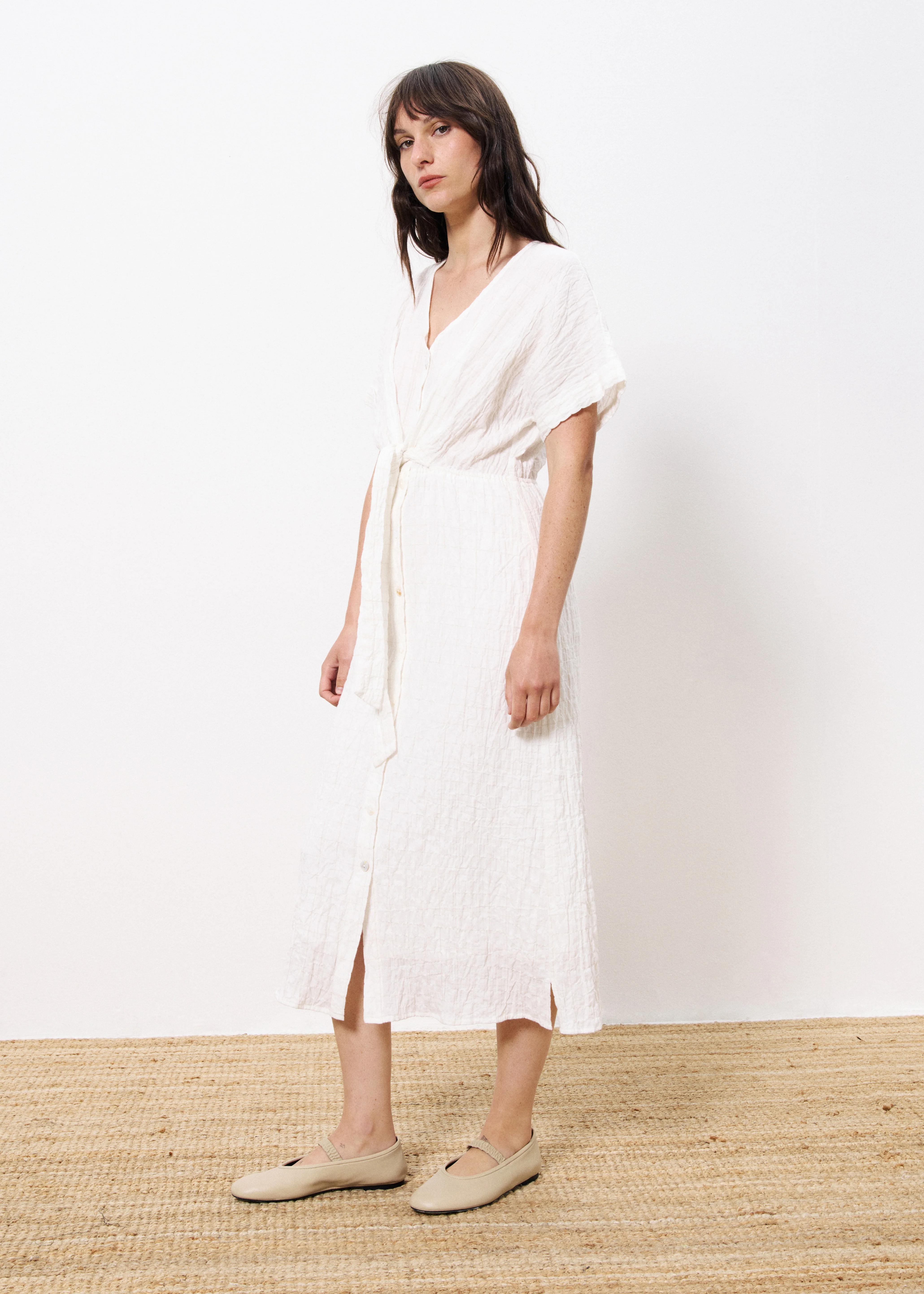 Robe CHRYSLAINE Creme - Image 2