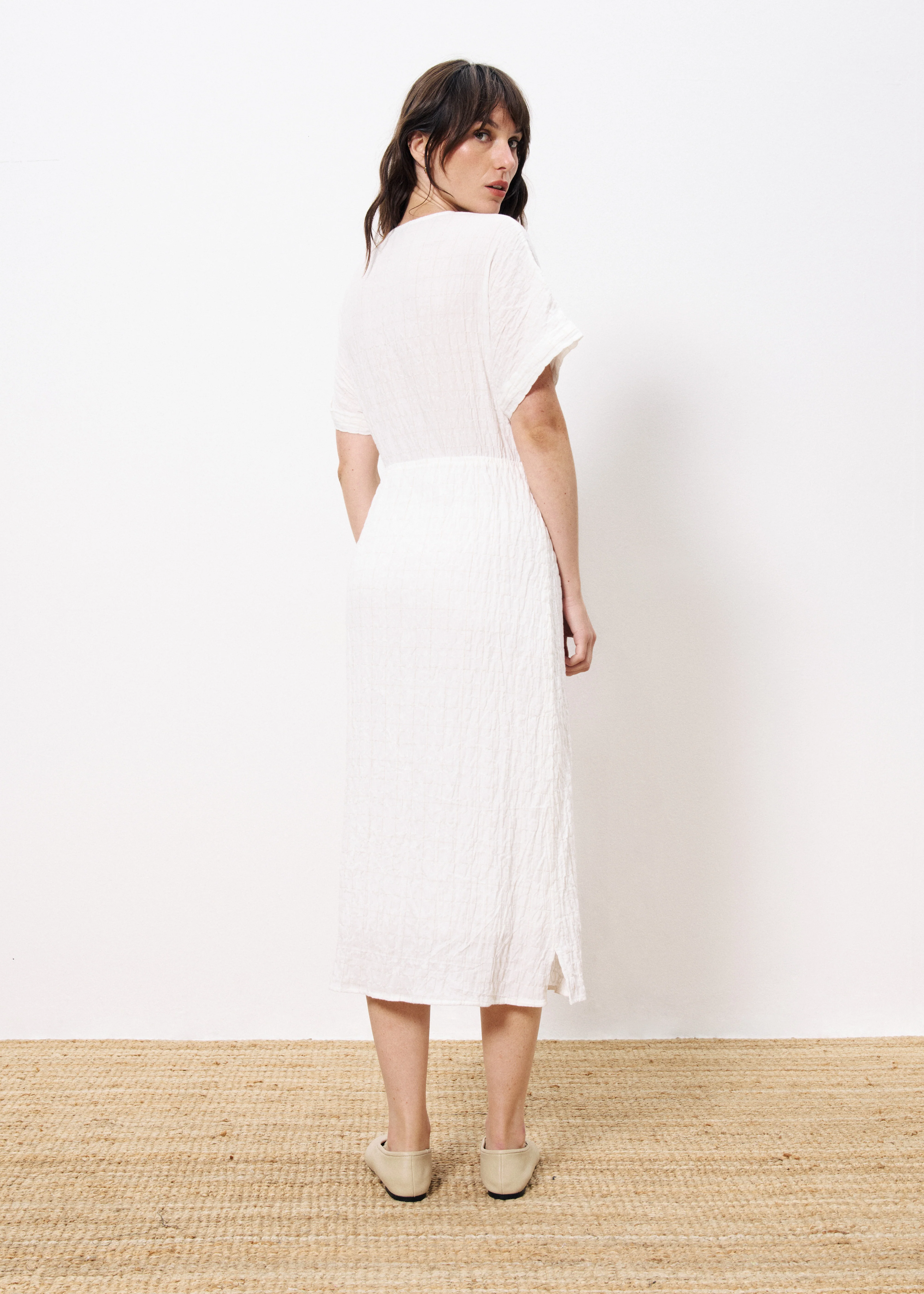 Robe CHRYSLAINE Creme - Image 3