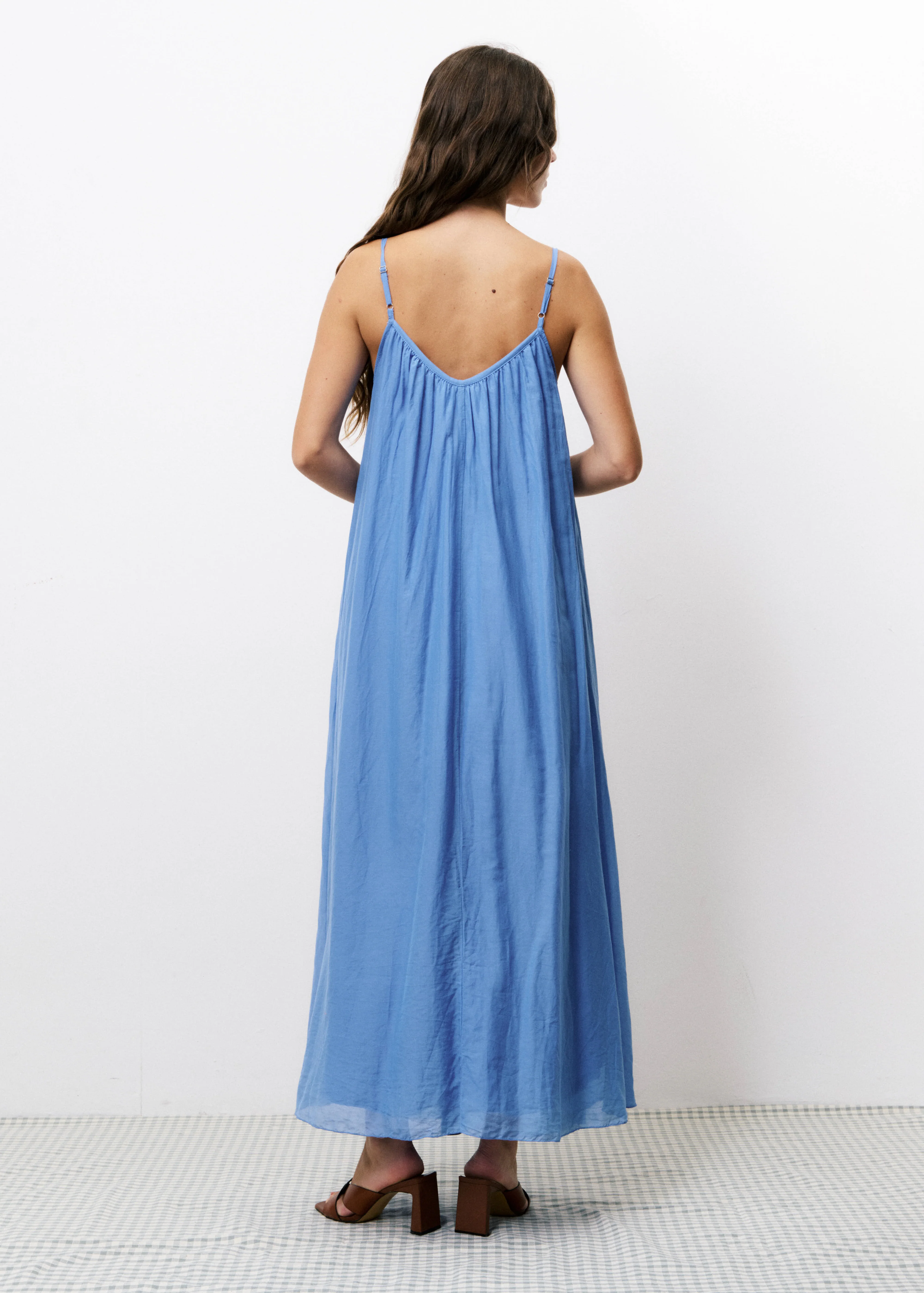 Robe ELDINE Bleu lavande - Image 3